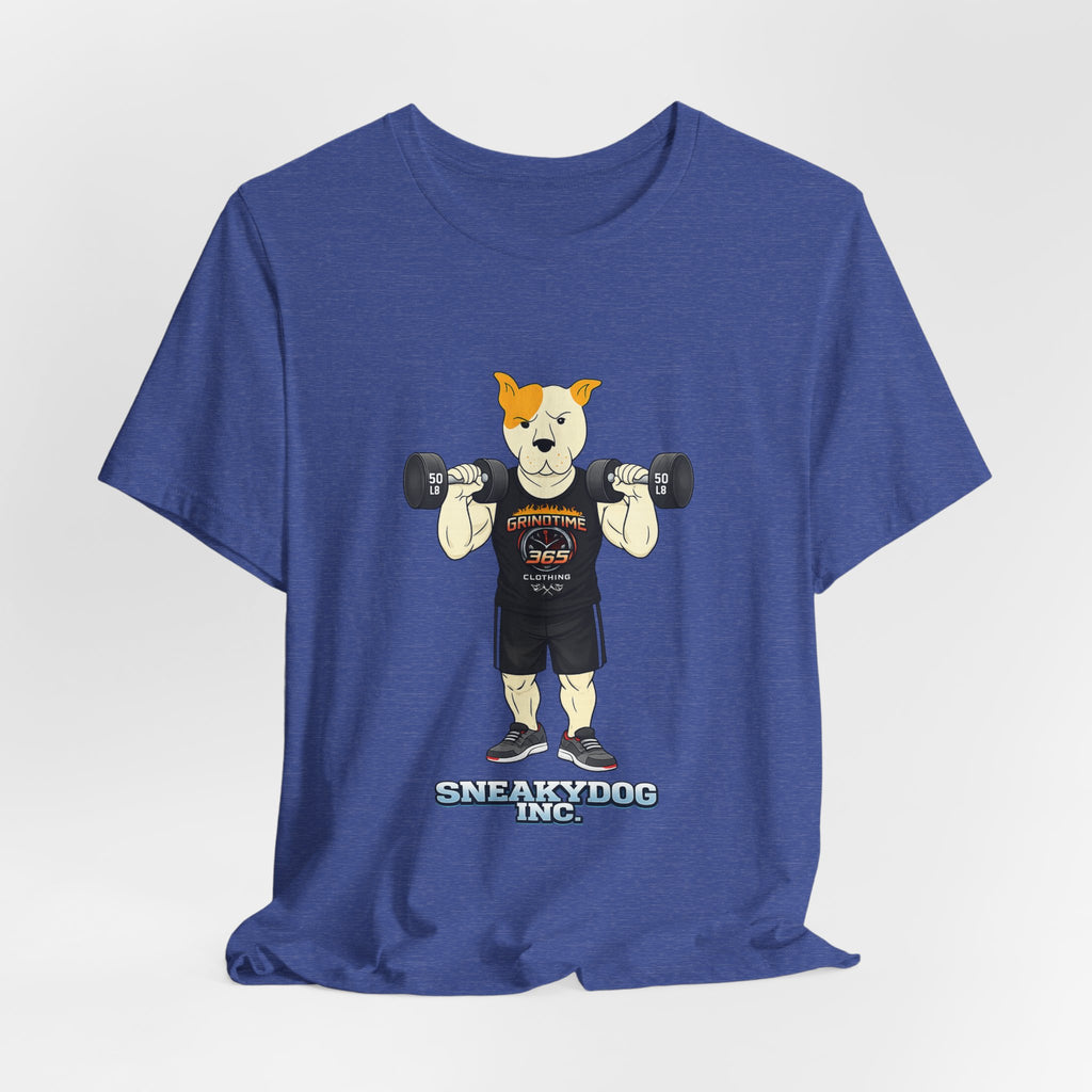 Sneakydog Inc. Workout Black GT365 Graphic — Vintage Short Sleeve T-Shirt