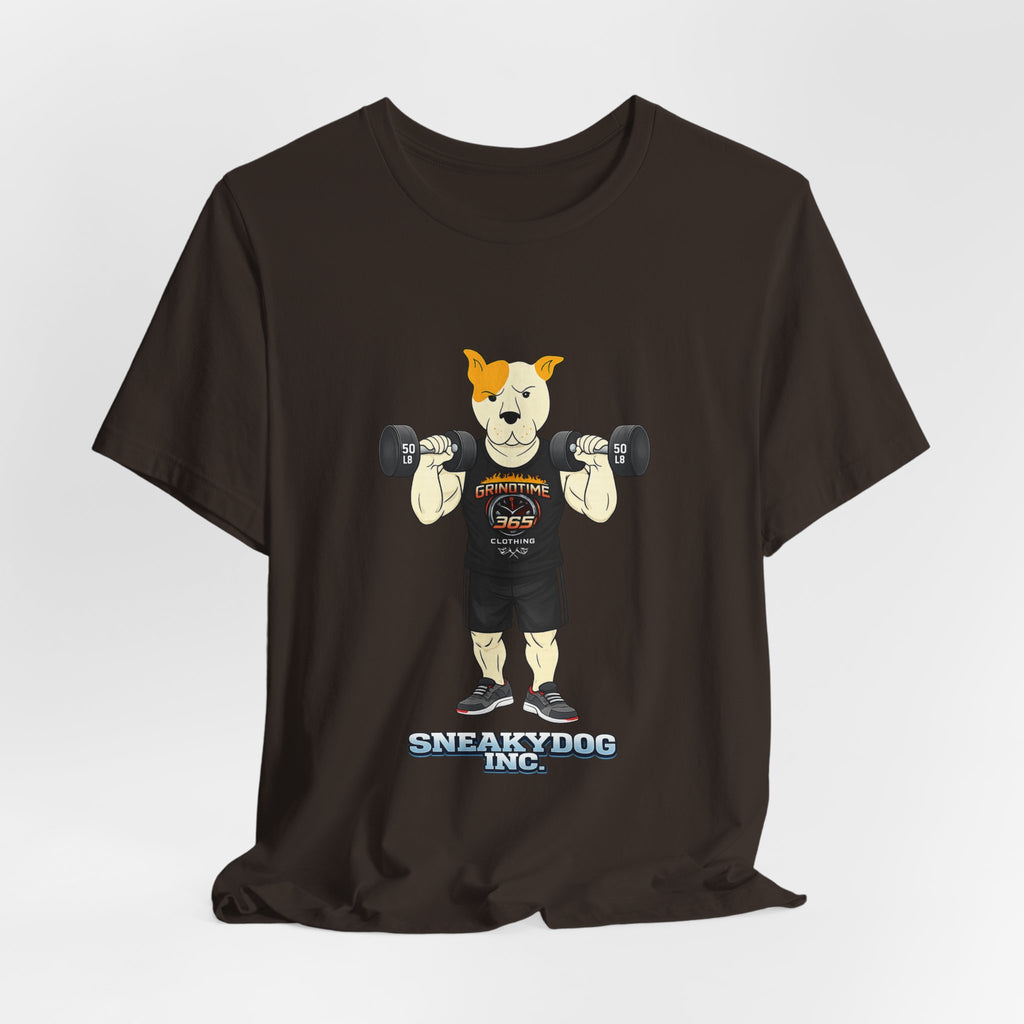 Sneakydog Inc. Workout Black GT365 Graphic — Vintage Short Sleeve T-Shirt