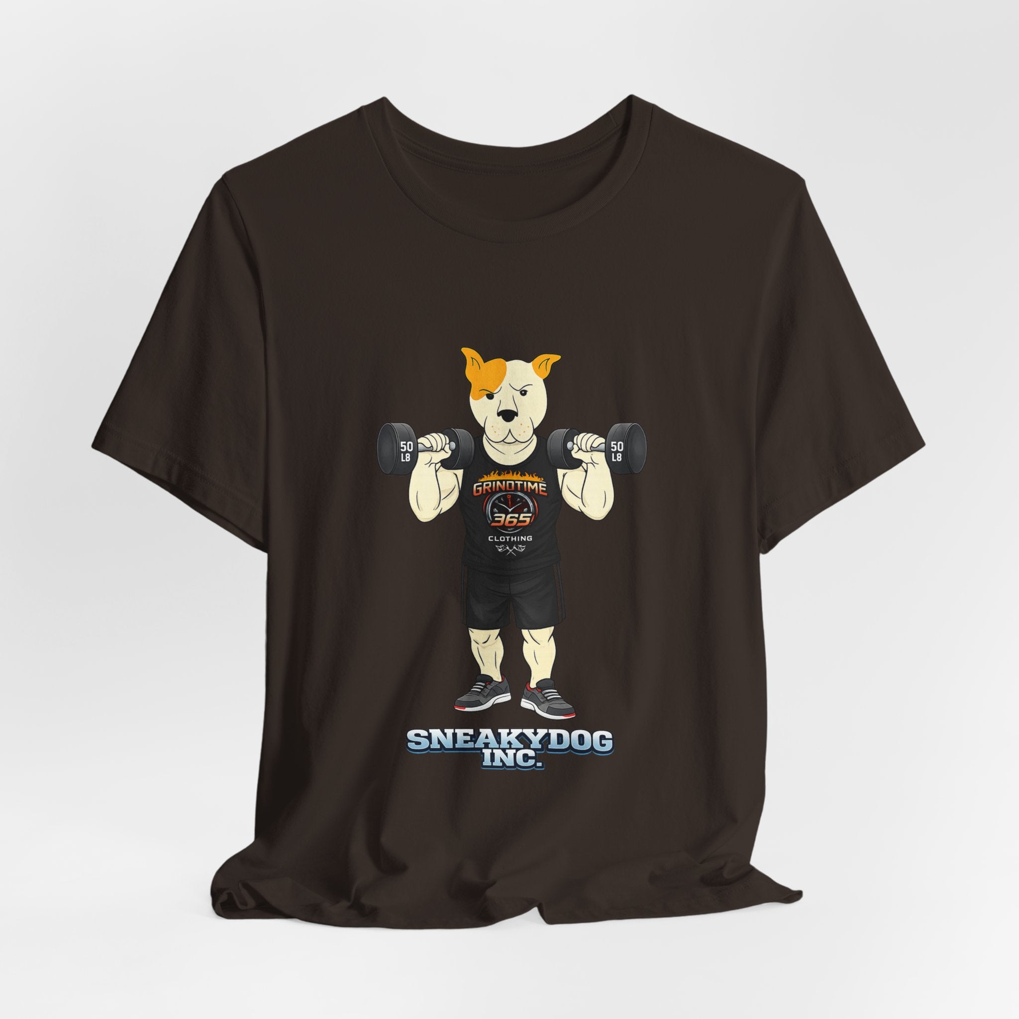 Sneakydog Inc. Workout Black GT365 Graphic — Vintage Short Sleeve T-Shirt