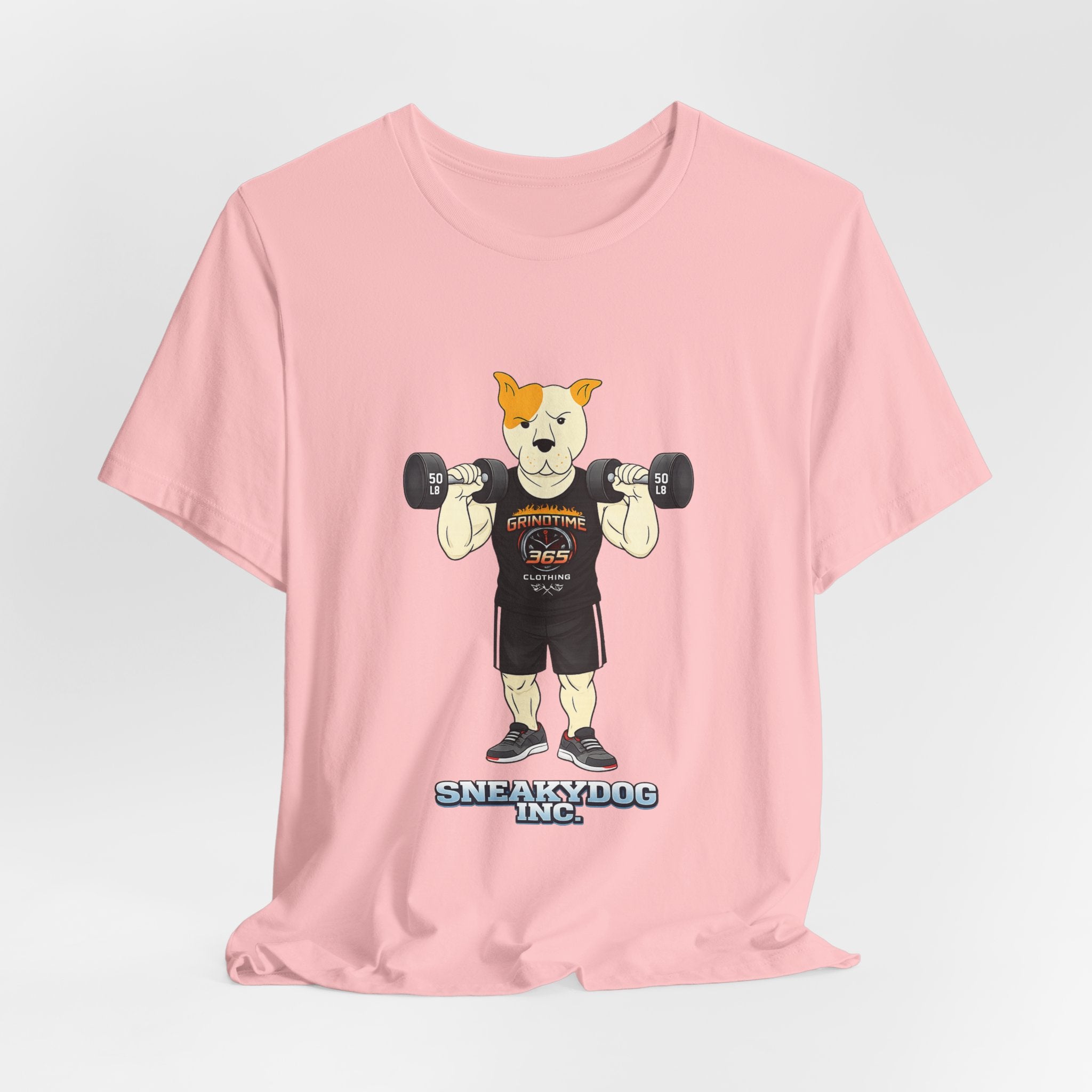 Sneakydog Inc. Workout Black GT365 Graphic — Vintage Short Sleeve T-Shirt