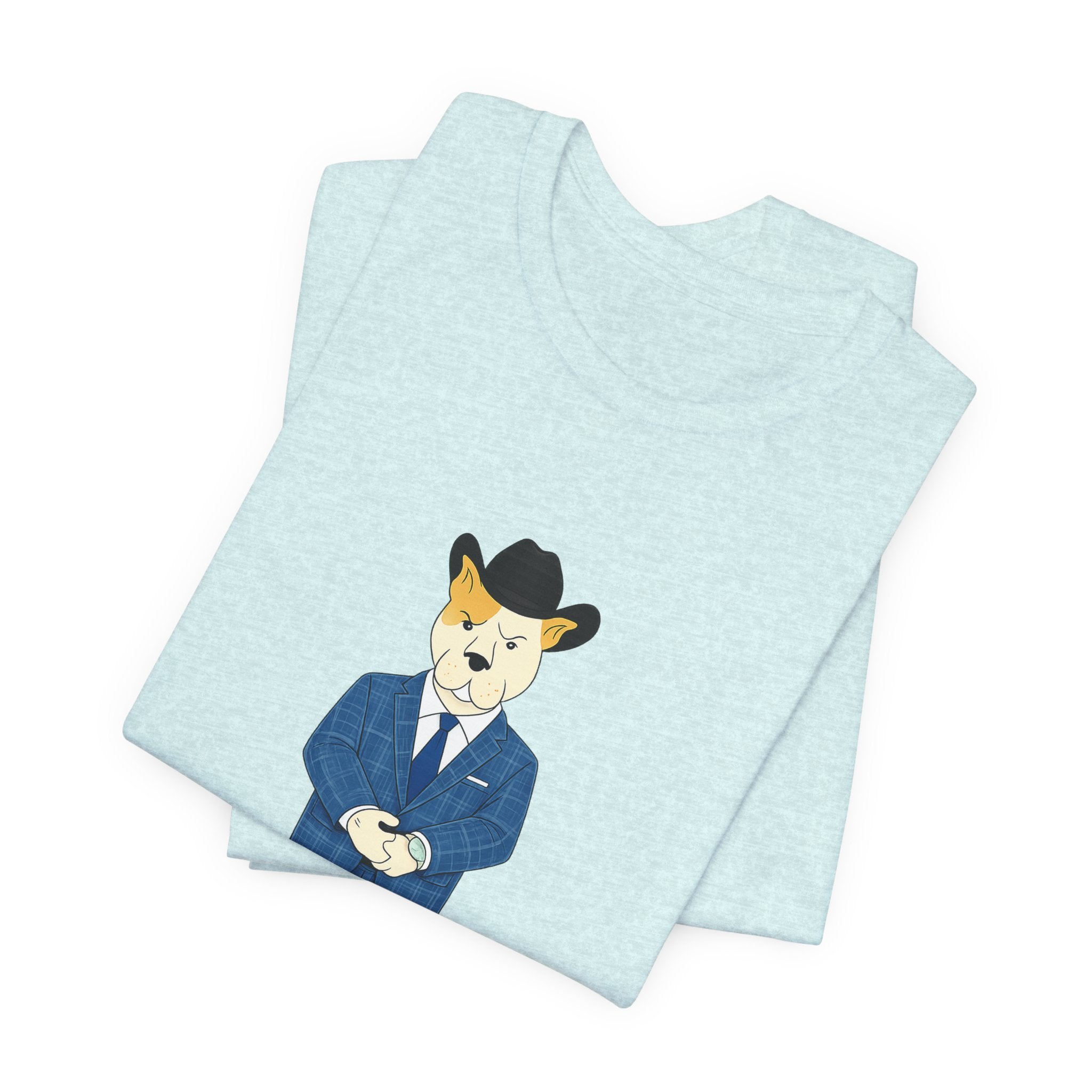 Sneakydog Inc. Cowboy Suit Graphic — Vintage Short Sleeve T-Shirt