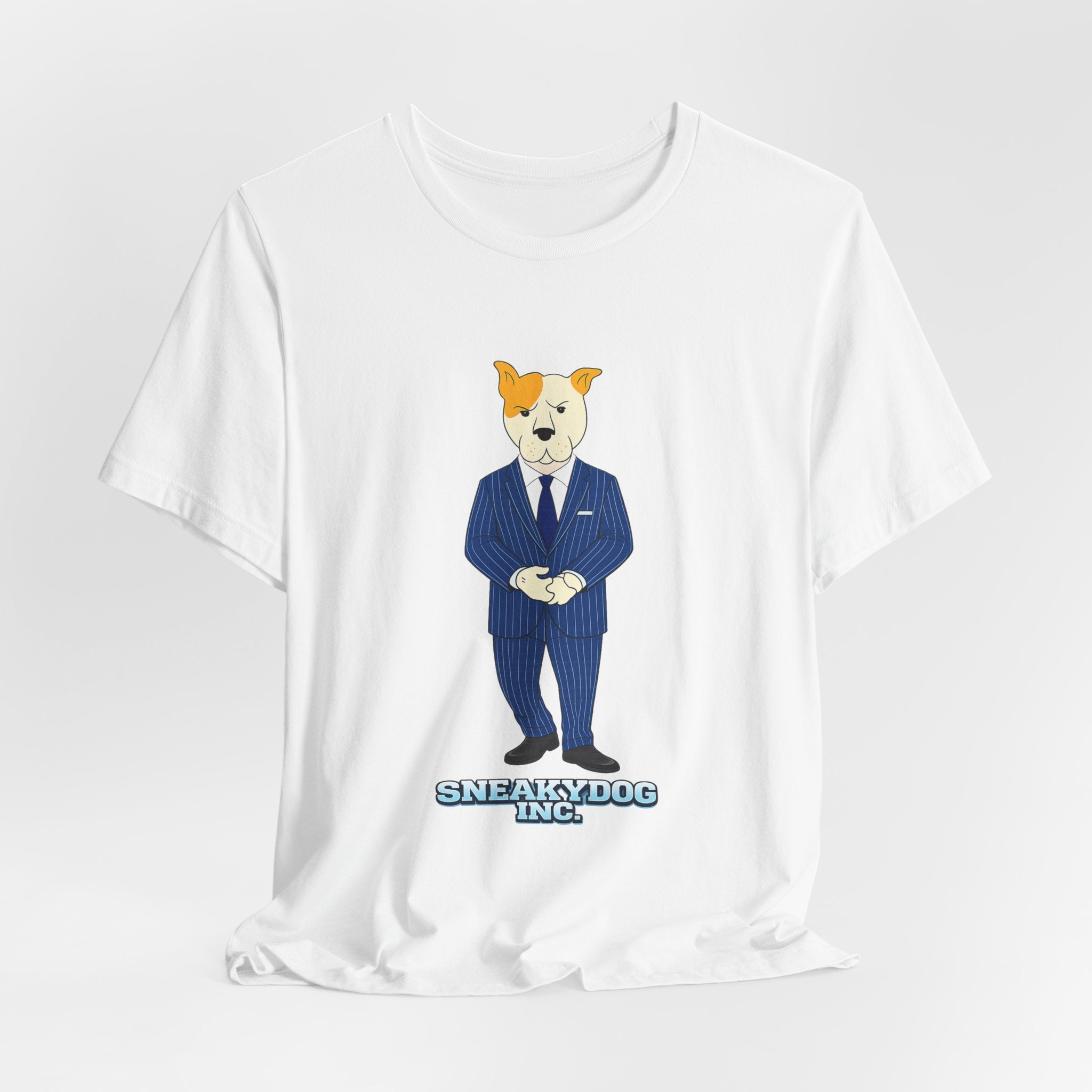 Sneakydog Inc. CEO Suit Graphic — Vintage Short Sleeve T-Shirt
