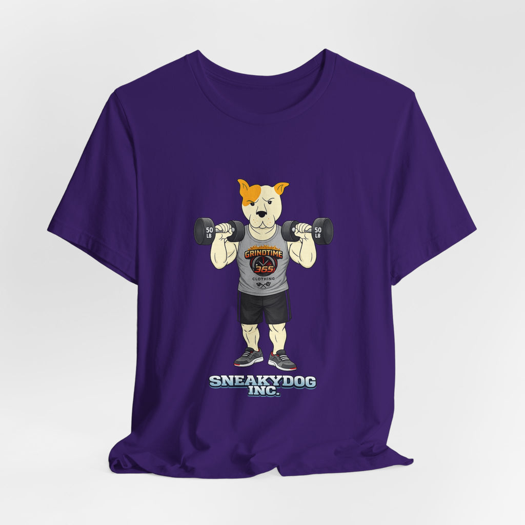 Sneakydog Inc. Workout Grey GT365 Graphic — Vintage Short Sleeve T-Shirt