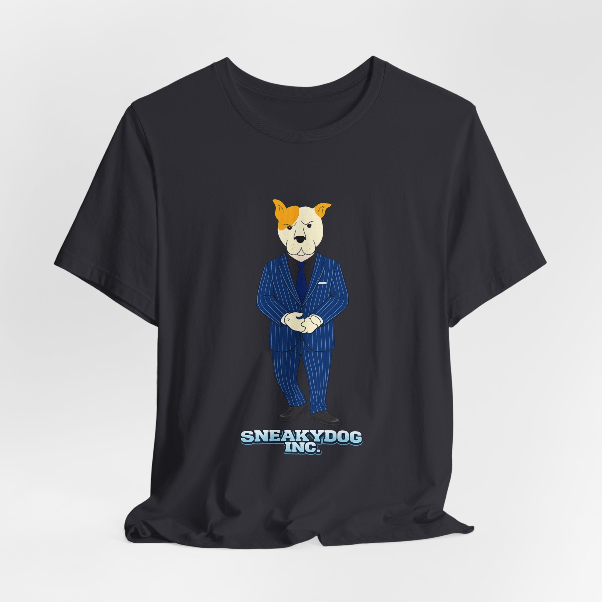 Sneakydog Inc. CEO Suit Graphic — Vintage Short Sleeve T-Shirt