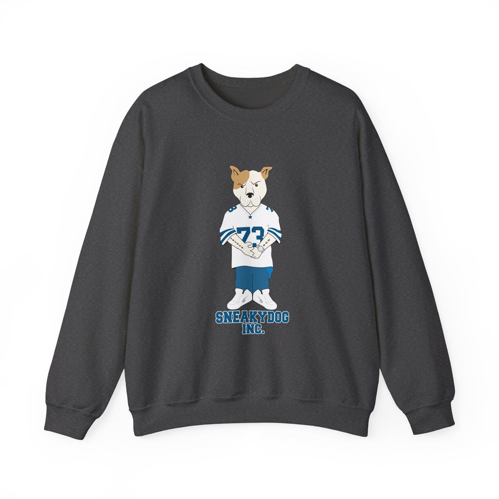 Sneakydog Inc. Football Jersey Crewneck Sweatshirt – Vintage Graphic