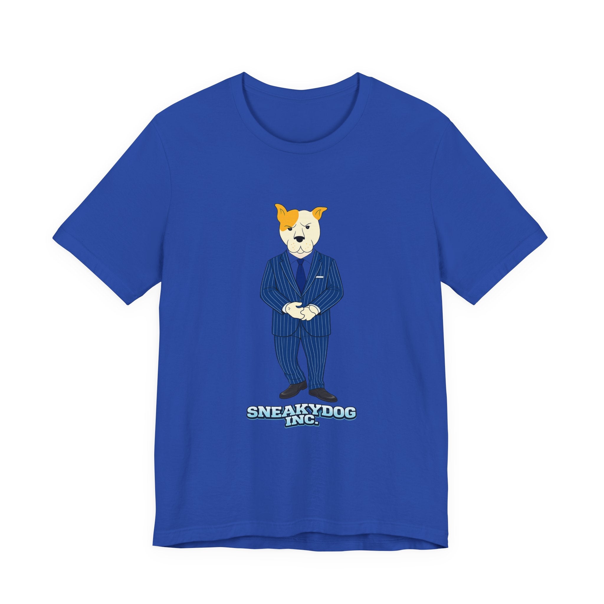 Sneakydog Inc. CEO Suit Graphic — Vintage Short Sleeve T-Shirt
