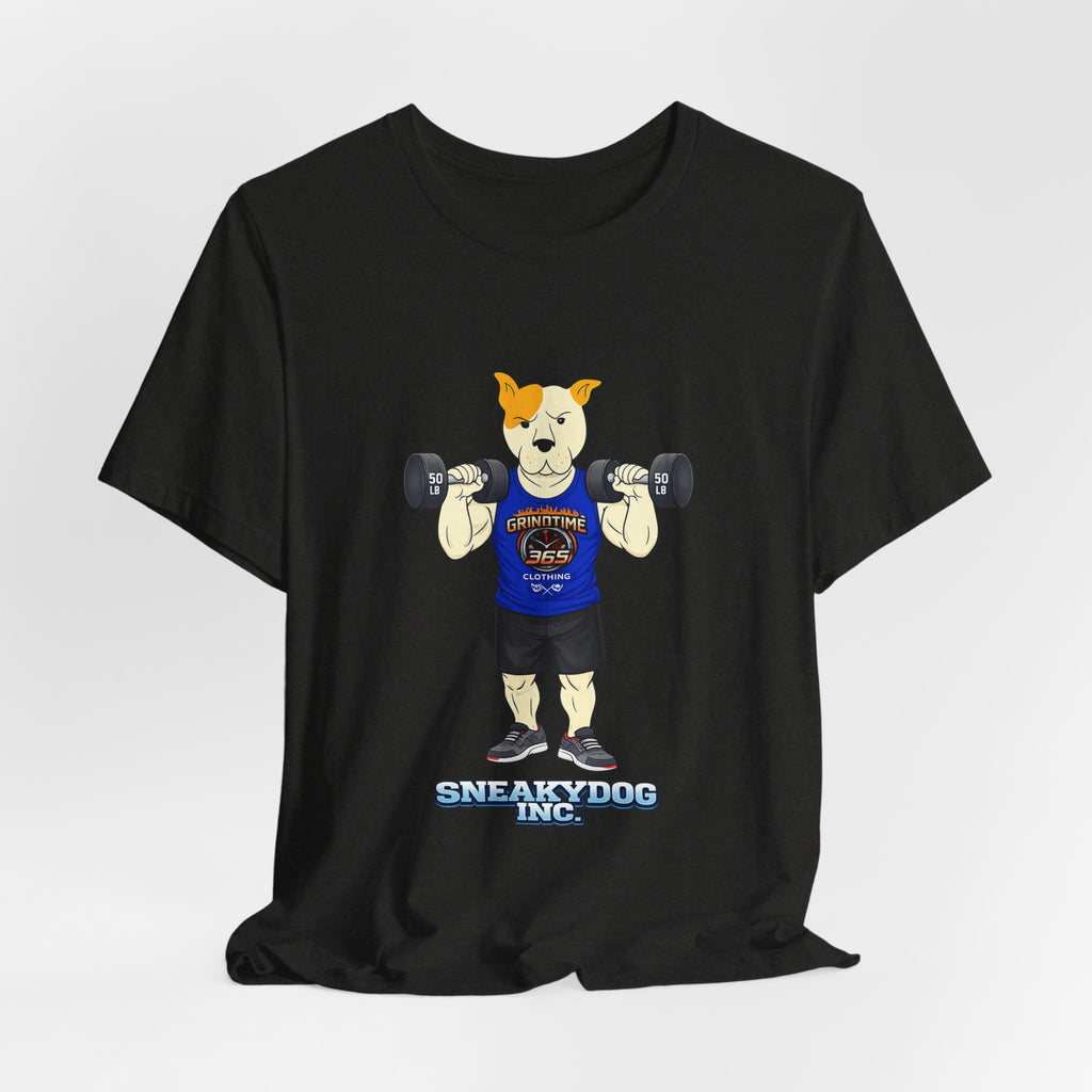 Sneakydog Inc. Workout Blue GT365 Graphic — Vintage Short Sleeve T-Shirt