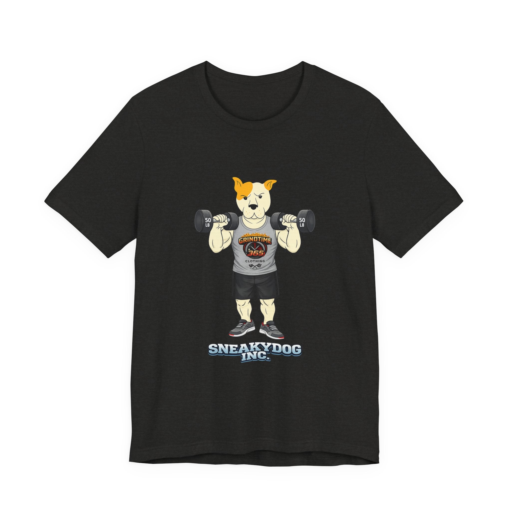 Sneakydog Inc. Workout Grey GT365 Graphic — Vintage Short Sleeve T-Shirt