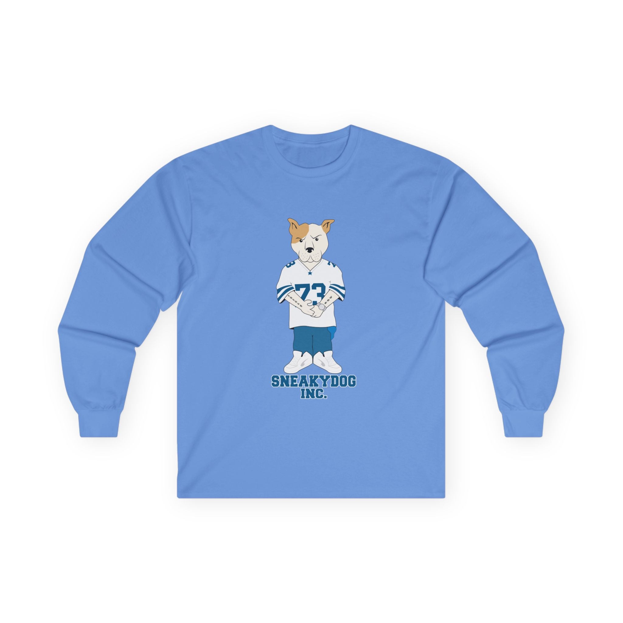 Sneakydog Inc. Football Jersey Graphic - Long Sleeve Tee