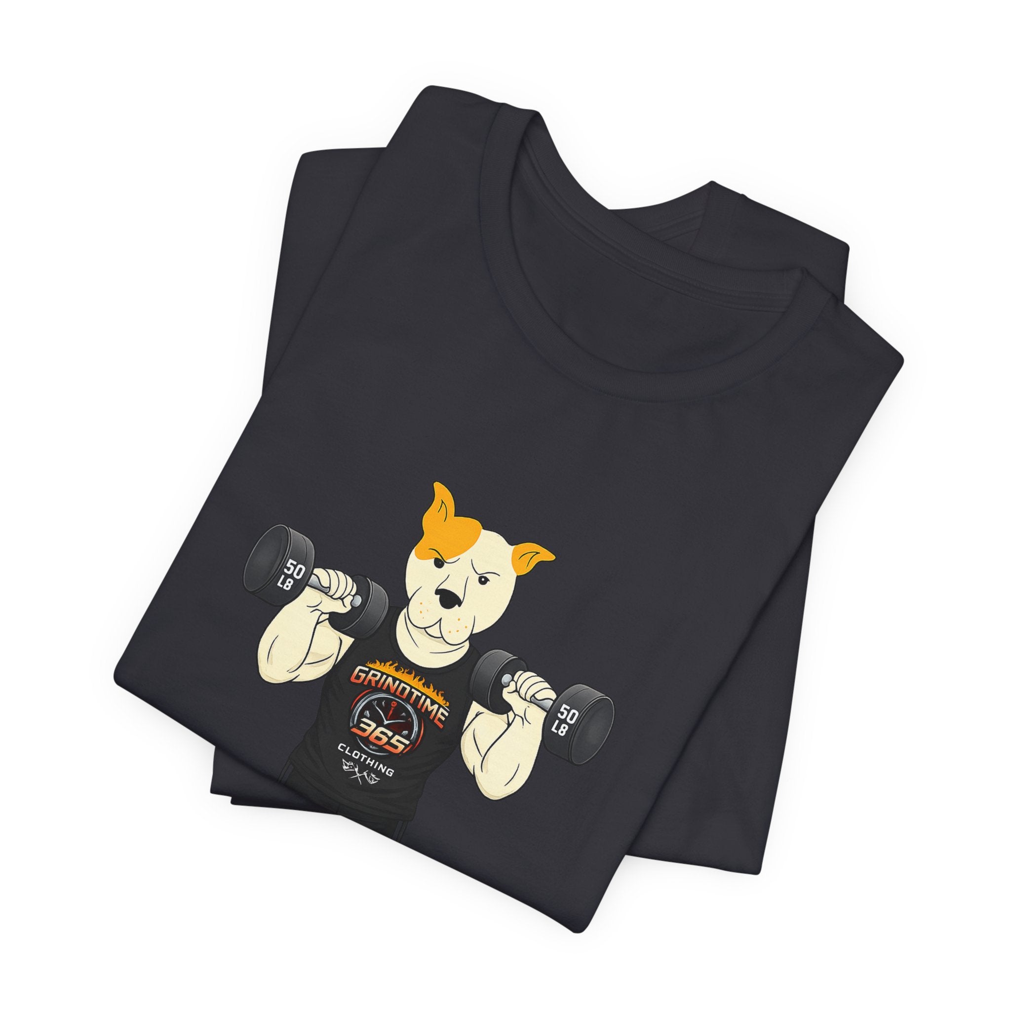 Sneakydog Inc. Workout Black GT365 Graphic — Vintage Short Sleeve T-Shirt