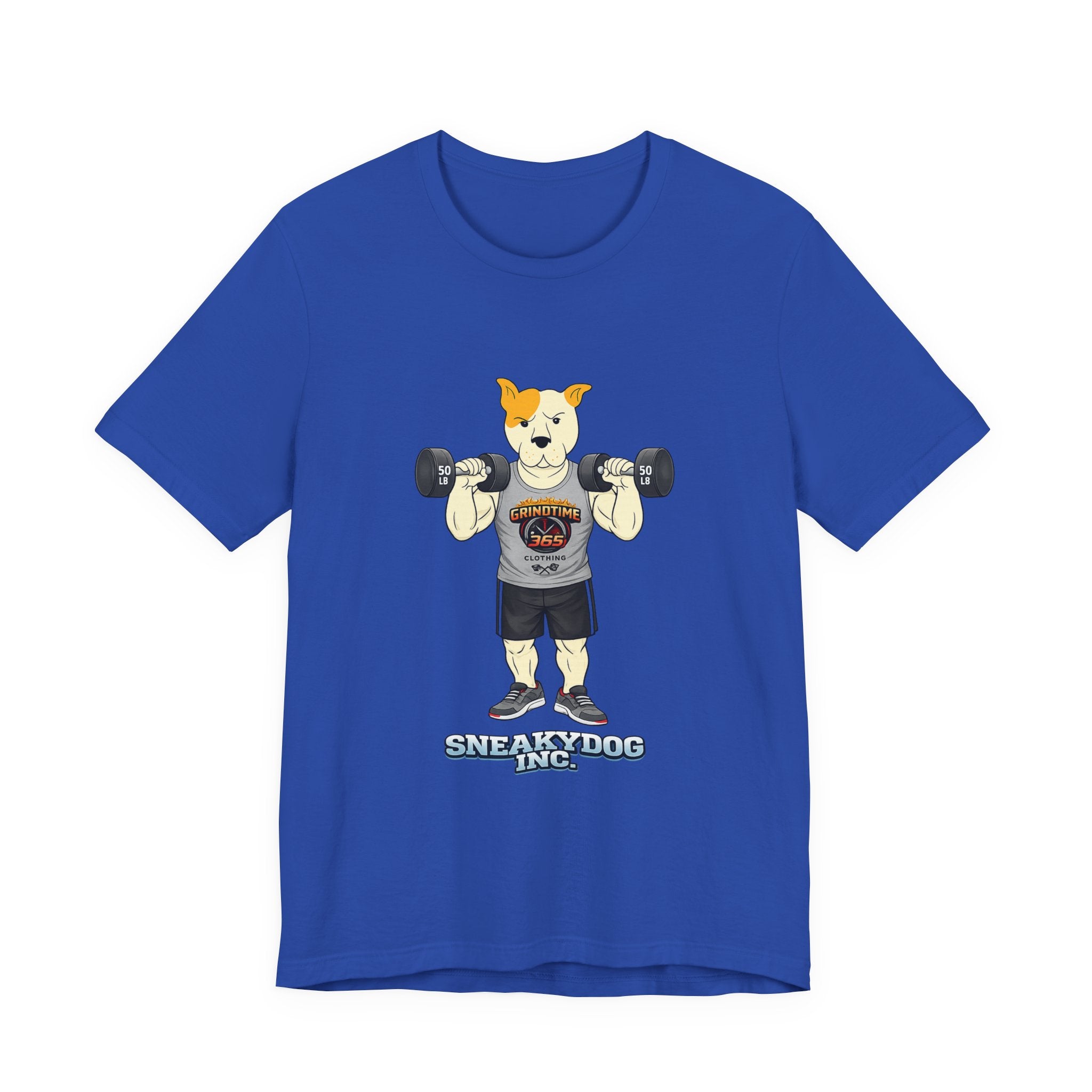 Sneakydog Inc. Workout Grey GT365 Graphic — Vintage Short Sleeve T-Shirt