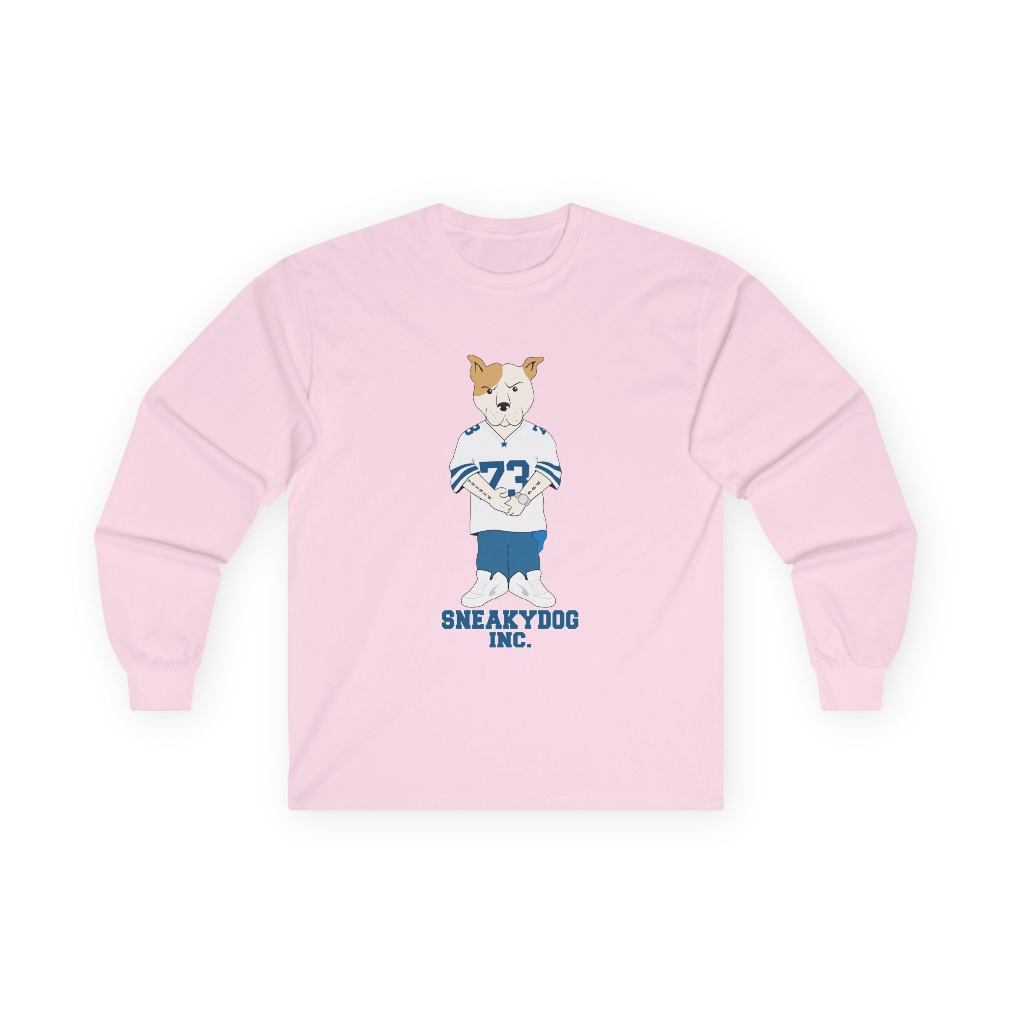 Sneakydog Inc. Football Jersey Graphic - Long Sleeve Tee