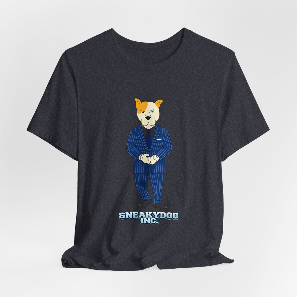 Sneakydog Inc. CEO Suit Graphic — Vintage Short Sleeve T-Shirt
