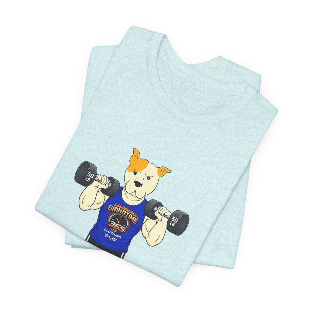 Sneakydog Inc. Workout Blue GT365 Graphic — Vintage Short Sleeve T-Shirt