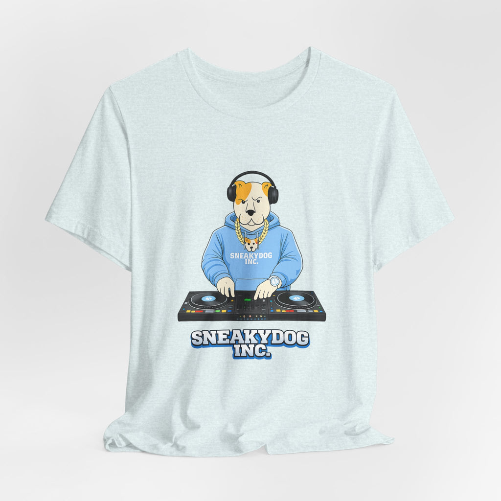 Sneakydog Inc. DJ Graphic — Vintage Short Sleeve T-Shirt