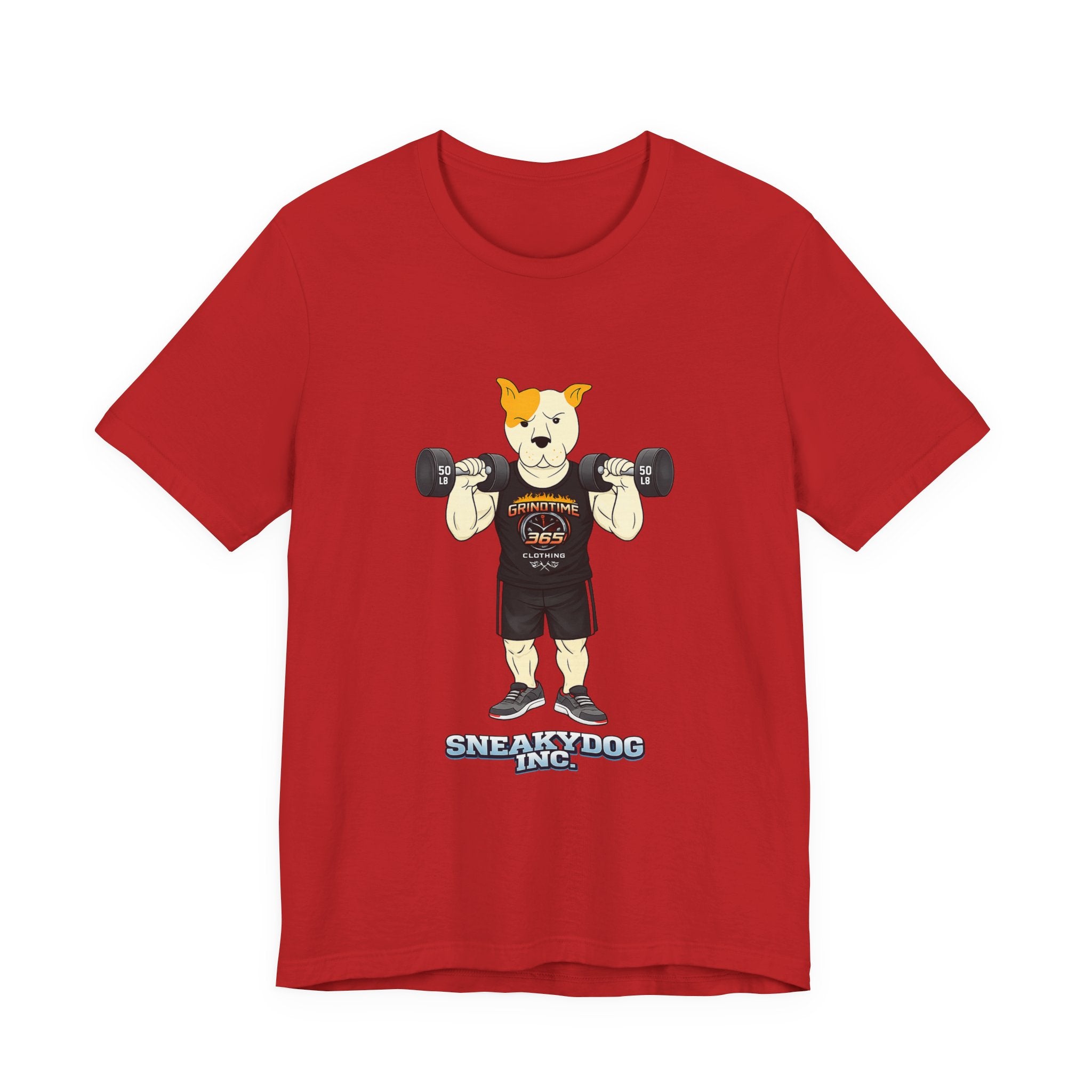 Sneakydog Inc. Workout Black GT365 Graphic — Vintage Short Sleeve T-Shirt