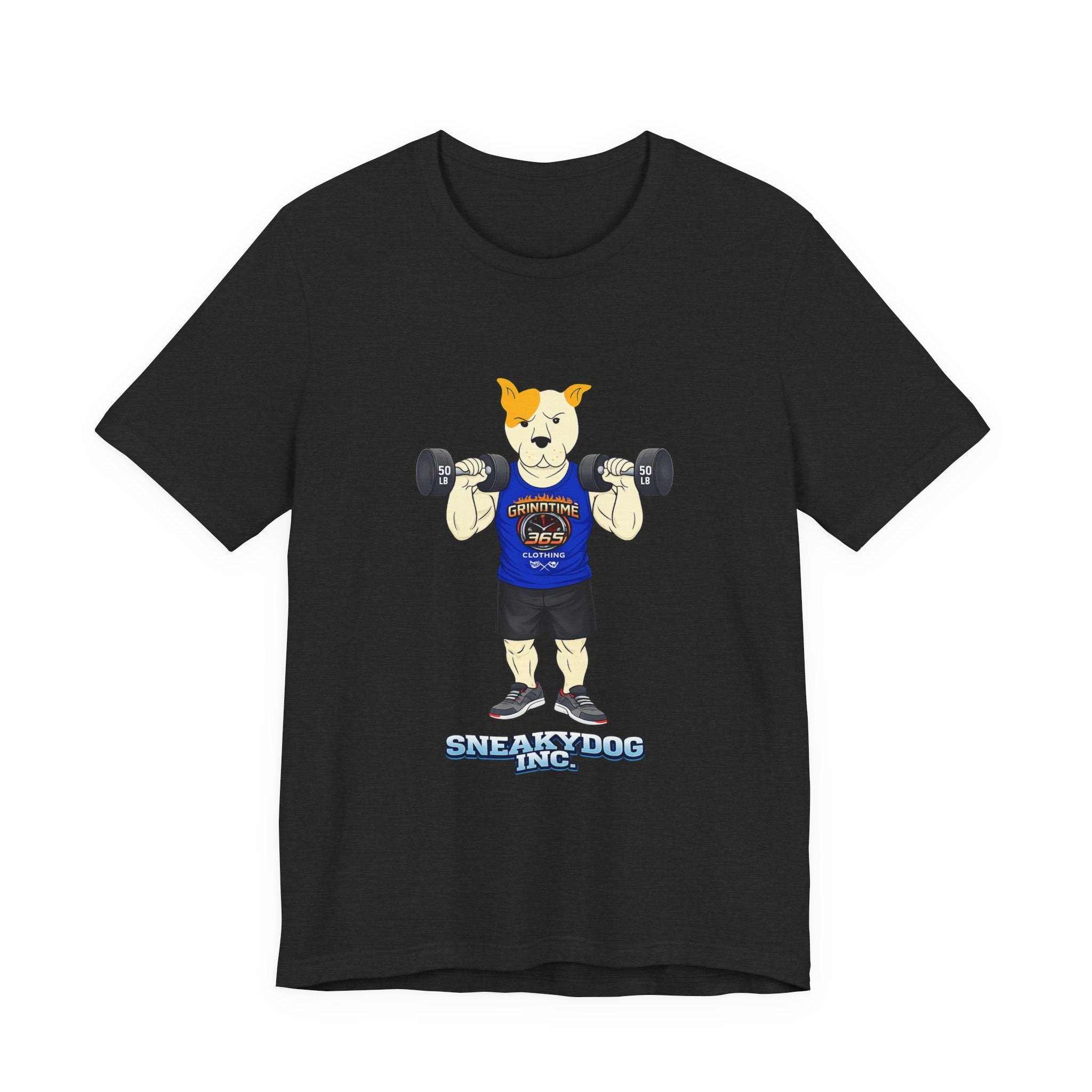 Sneakydog Inc. Workout Blue GT365 Graphic — Vintage Short Sleeve T-Shirt