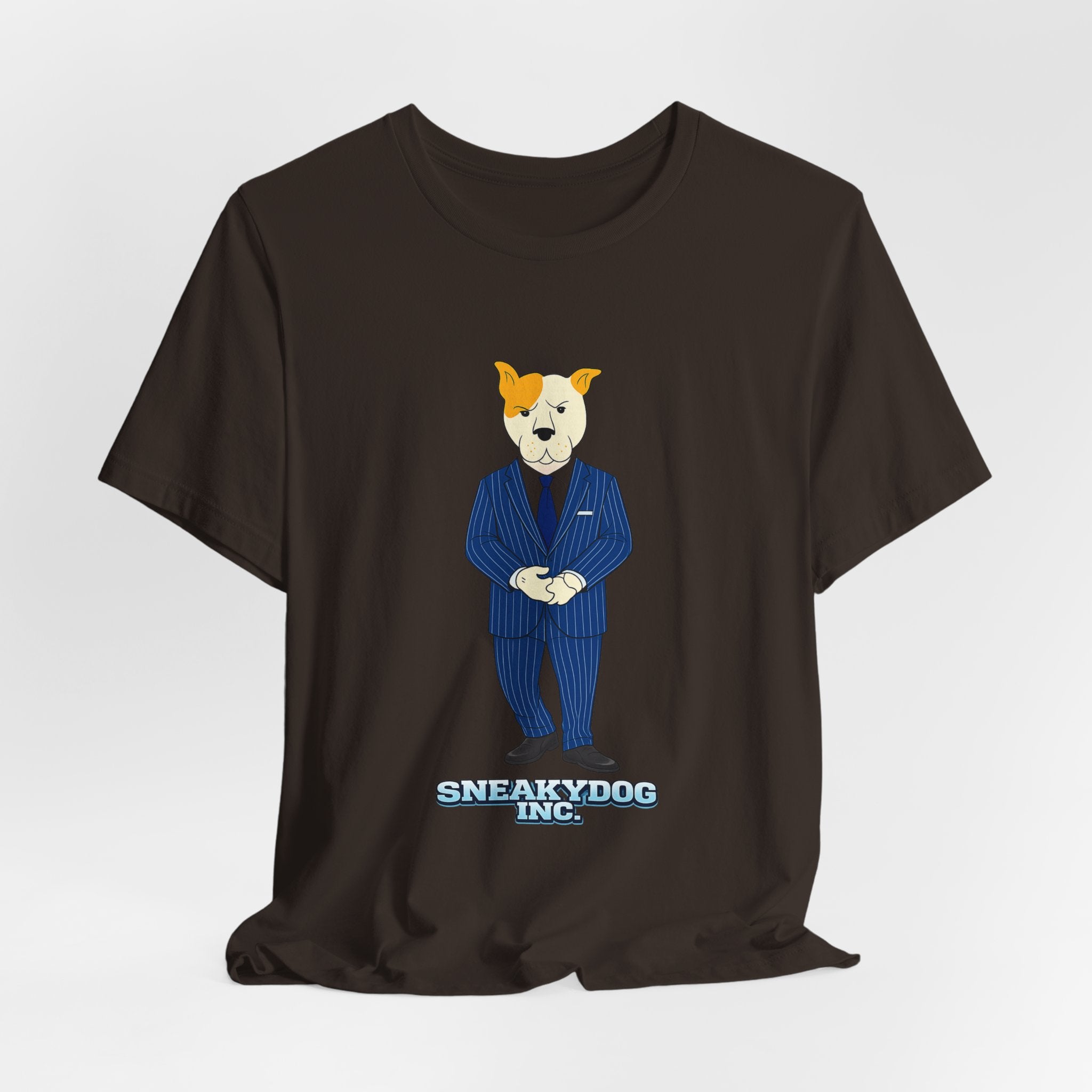 Sneakydog Inc. CEO Suit Graphic — Vintage Short Sleeve T-Shirt