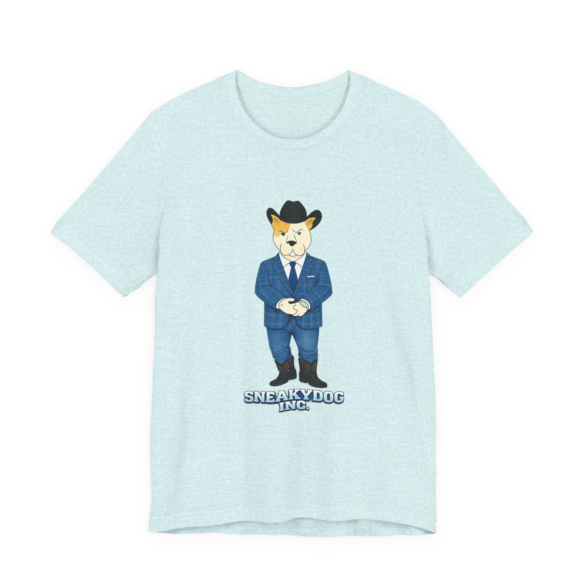 Sneakydog Inc. Cowboy Suit Graphic — Vintage Short Sleeve T-Shirt