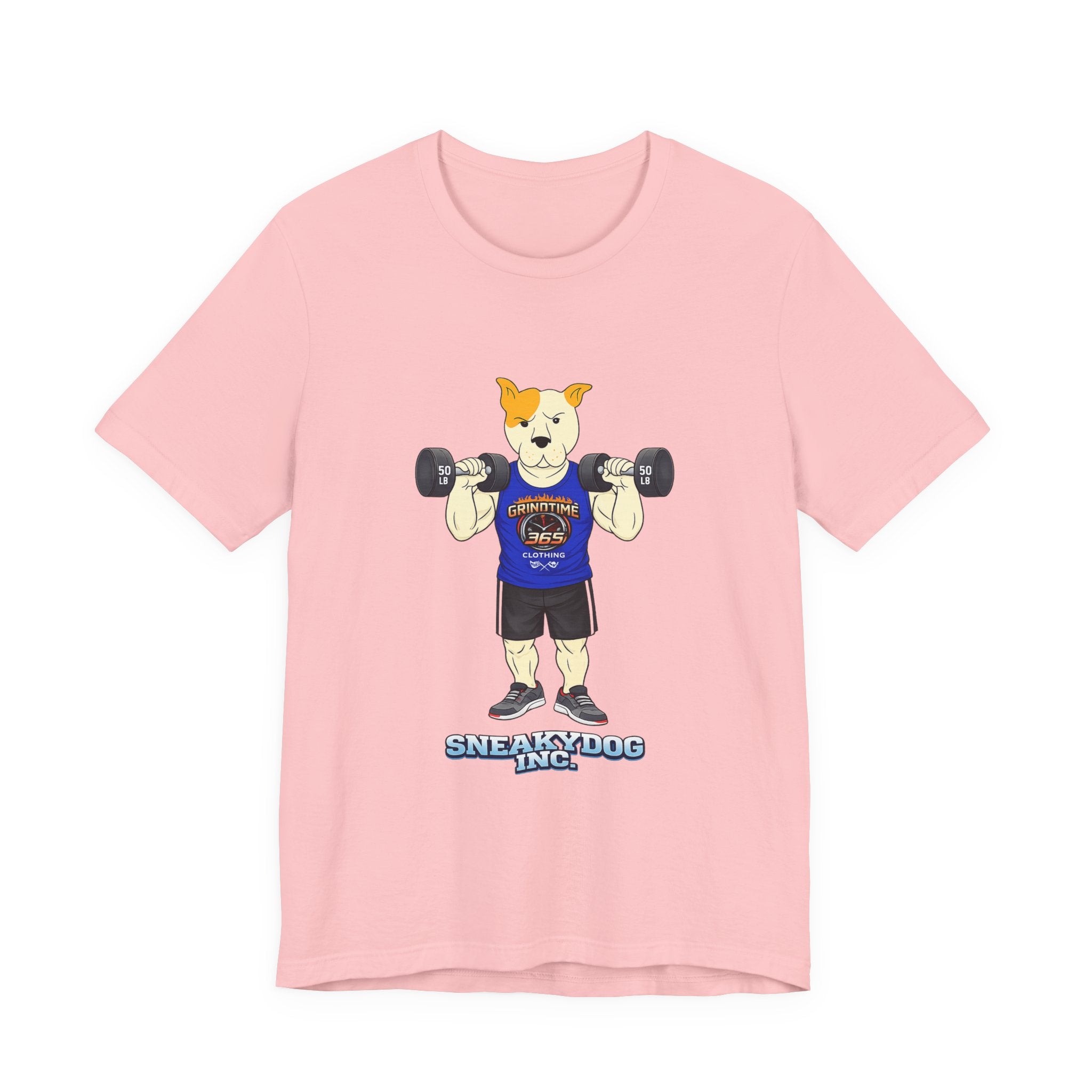 Sneakydog Inc. Workout Blue GT365 Graphic — Vintage Short Sleeve T-Shirt