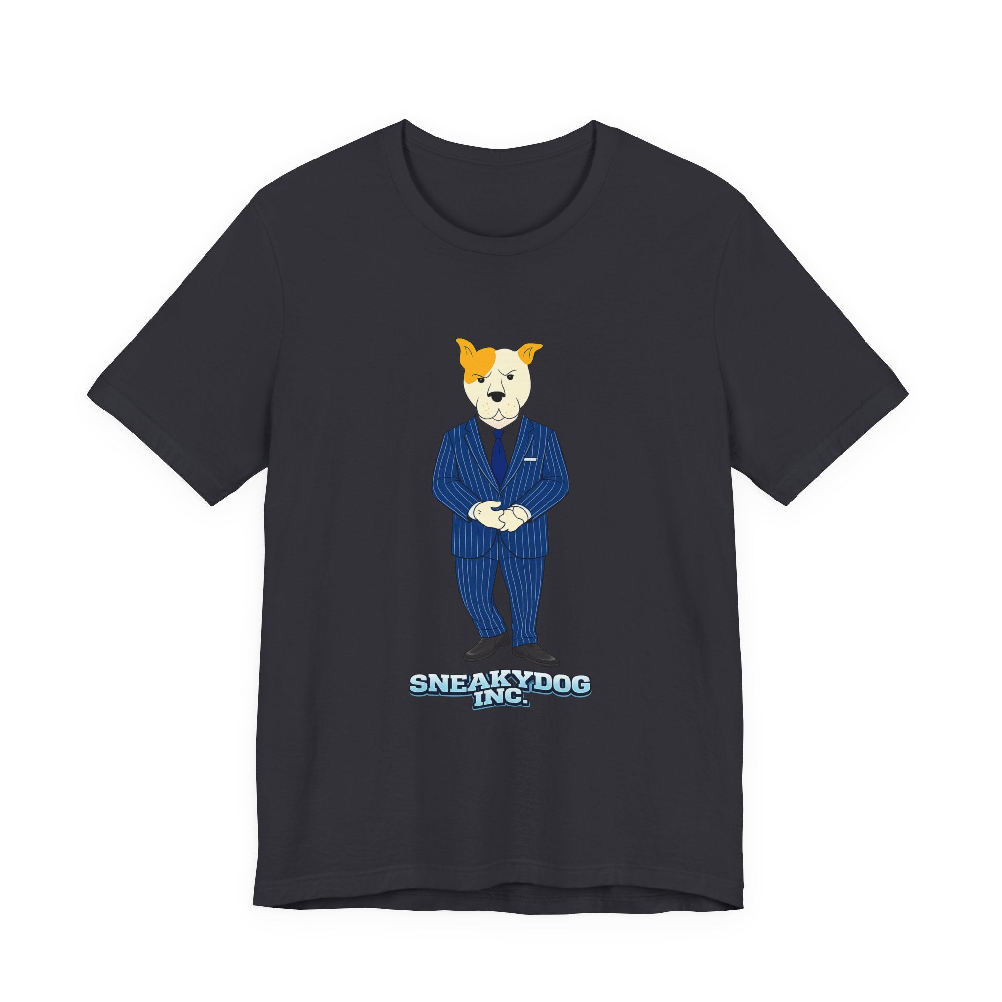 Sneakydog Inc. CEO Suit Graphic — Vintage Short Sleeve T-Shirt