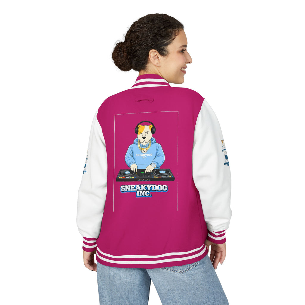 Sneakydog Inc. DJ Letterman Jacket —  Corgi Varsity Jacket