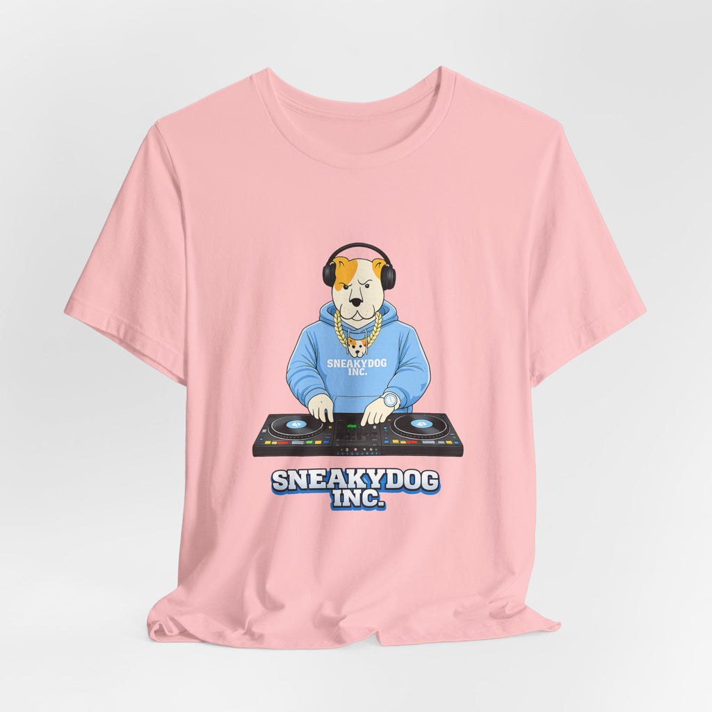 Sneakydog Inc. DJ Graphic — Vintage Short Sleeve T-Shirt