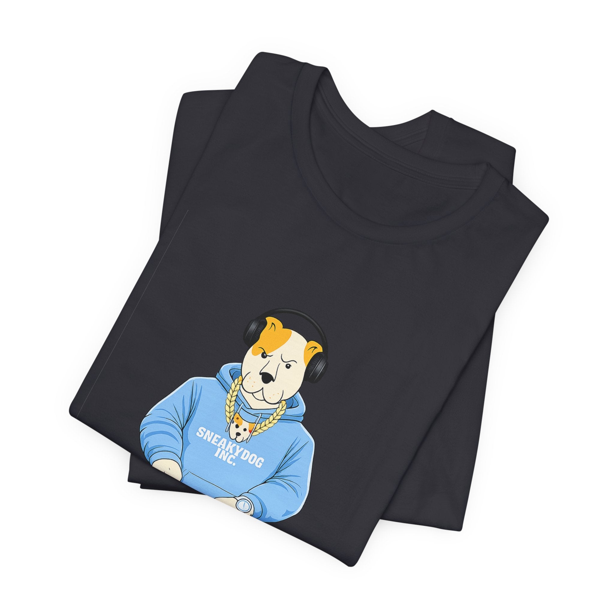 Sneakydog Inc. DJ Graphic — Vintage Short Sleeve T-Shirt