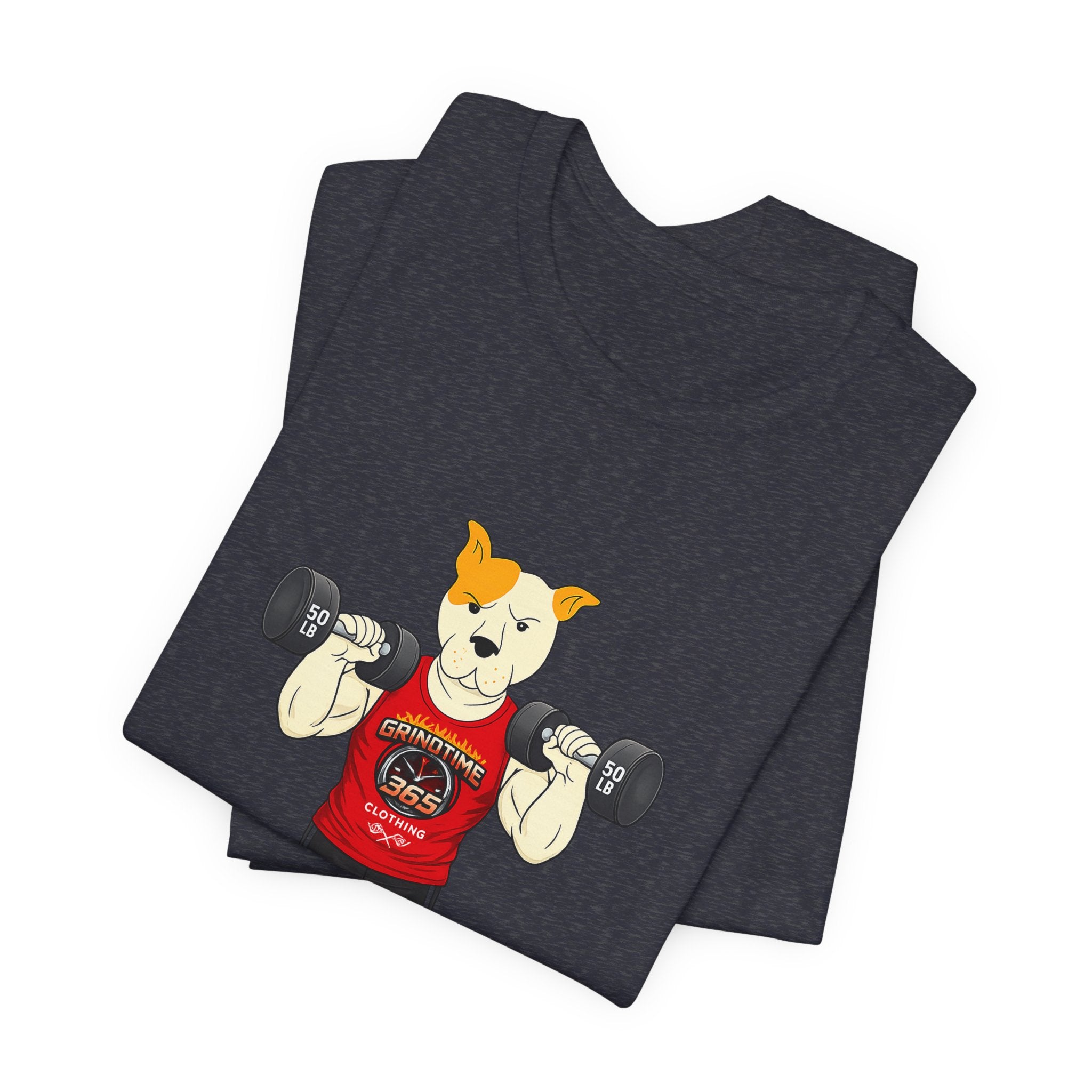 Sneakydog Inc. Workout Red GT365 Graphic — Vintage Short Sleeve T-Shirt