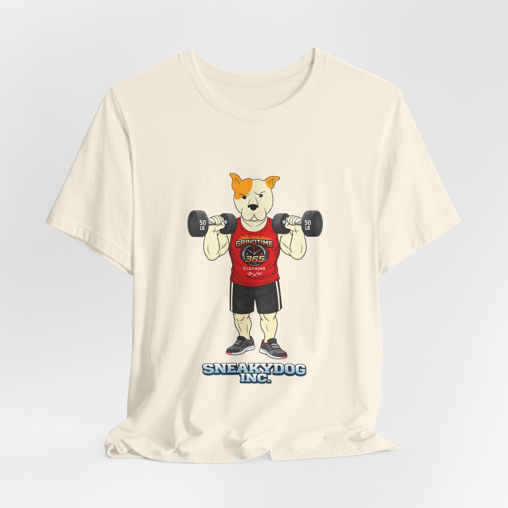 Sneakydog Inc. Workout Red GT365 Graphic — Vintage Short Sleeve T-Shirt