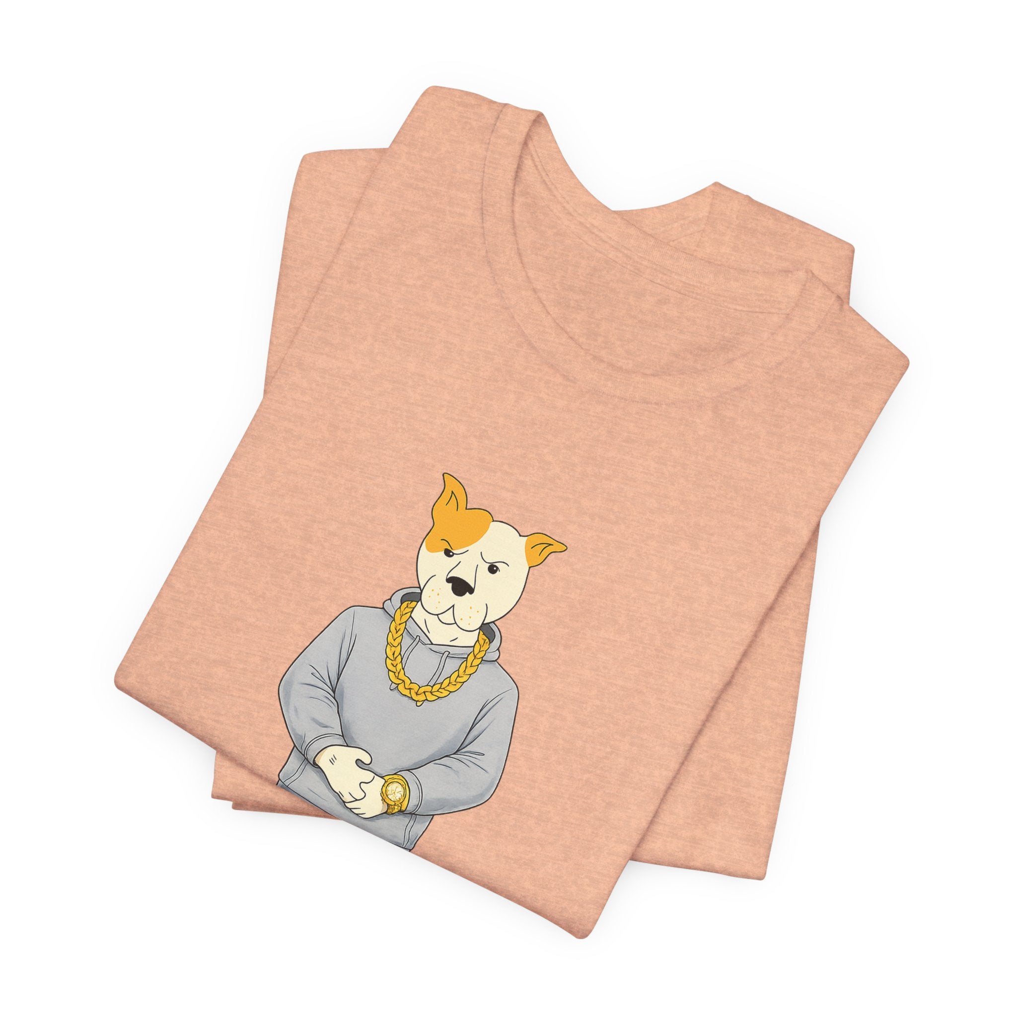 Sneakydog Inc. Grey Hoodie — Vintage Short Sleeve T-Shirt