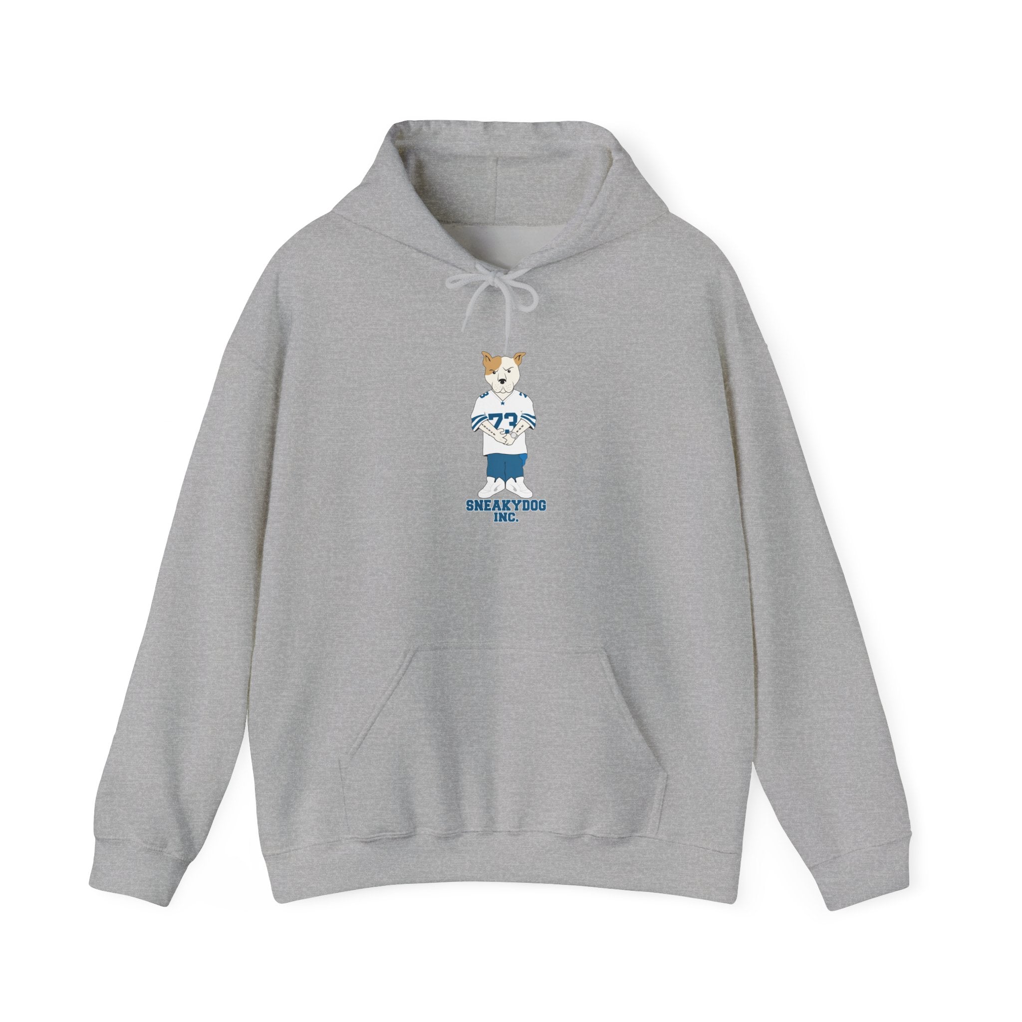 Sneakydog Inc. Football Jersey Graphic - Corgi Crew Hoodie