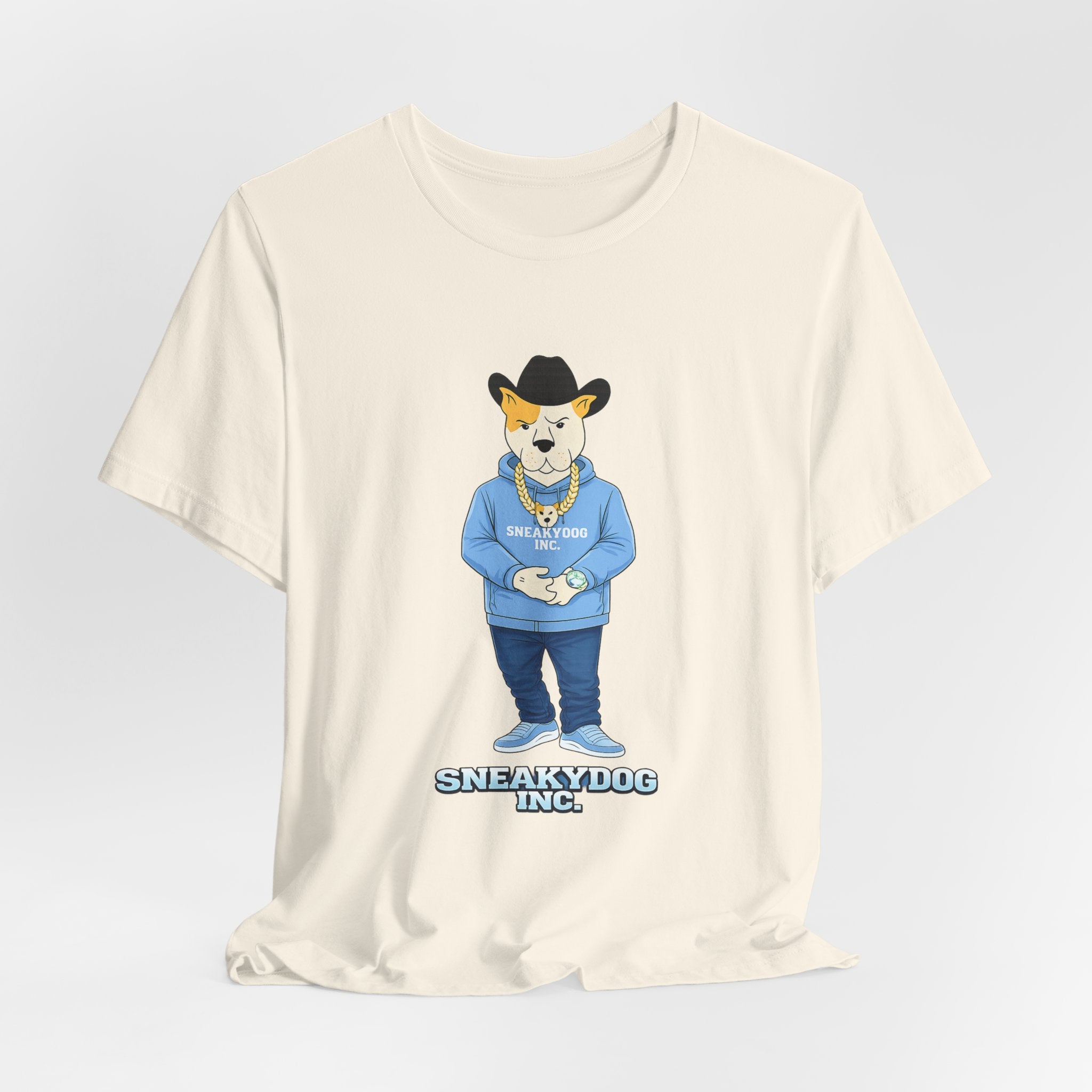 Sneakydog Inc. CB Cowboy Graphic — Vintage Short Sleeve T-Shirt