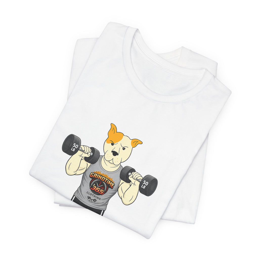 Sneakydog Inc. Workout Grey GT365 Graphic — Vintage Short Sleeve T-Shirt