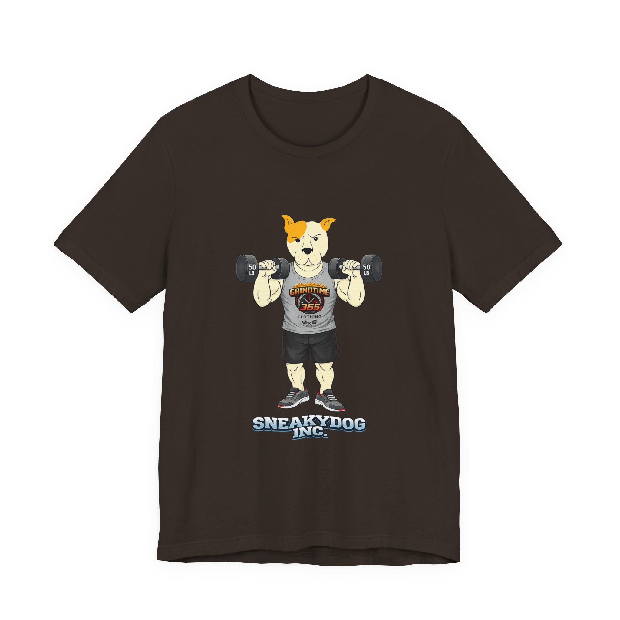 Sneakydog Inc. Workout Grey GT365 Graphic — Vintage Short Sleeve T-Shirt