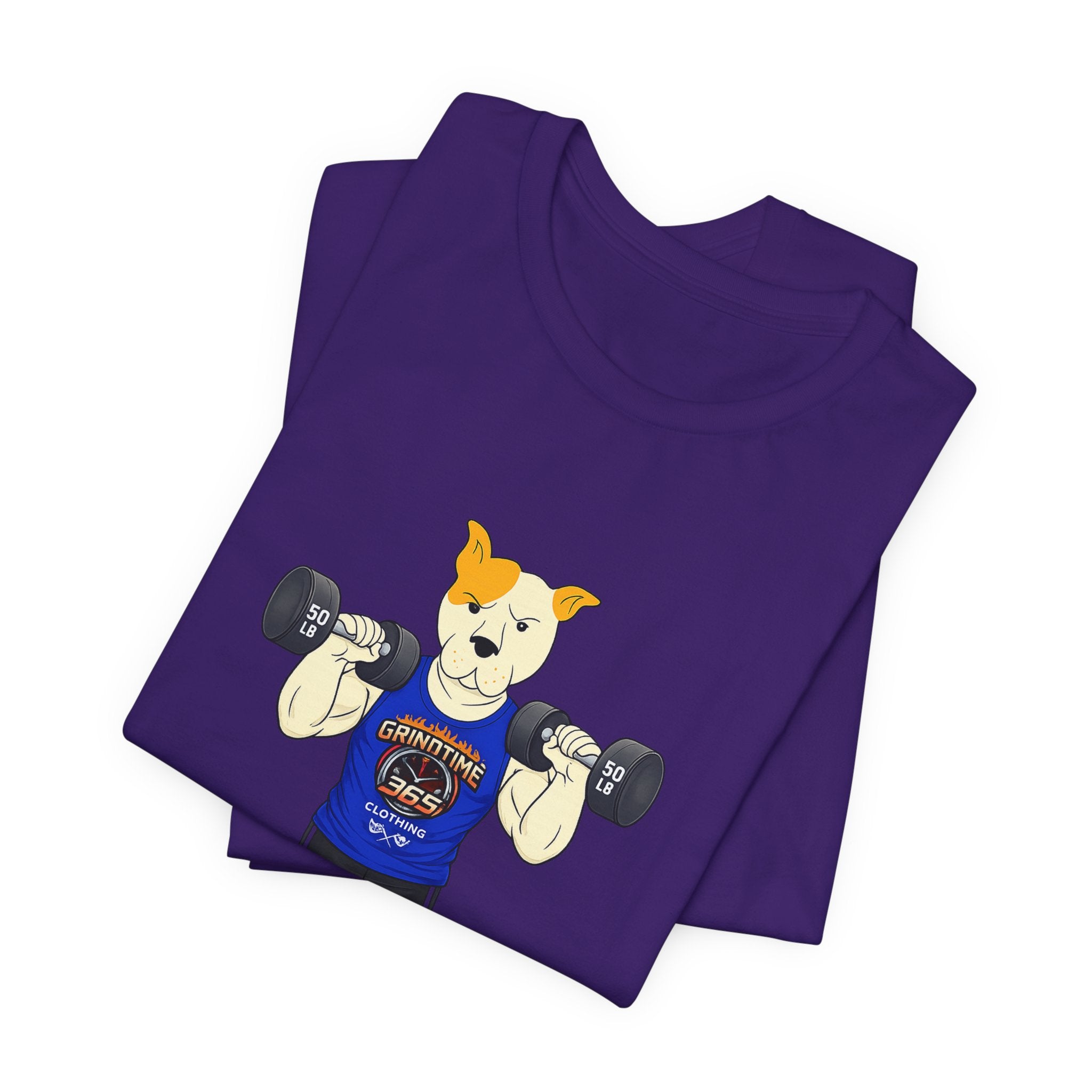 Sneakydog Inc. Workout Blue GT365 Graphic — Vintage Short Sleeve T-Shirt