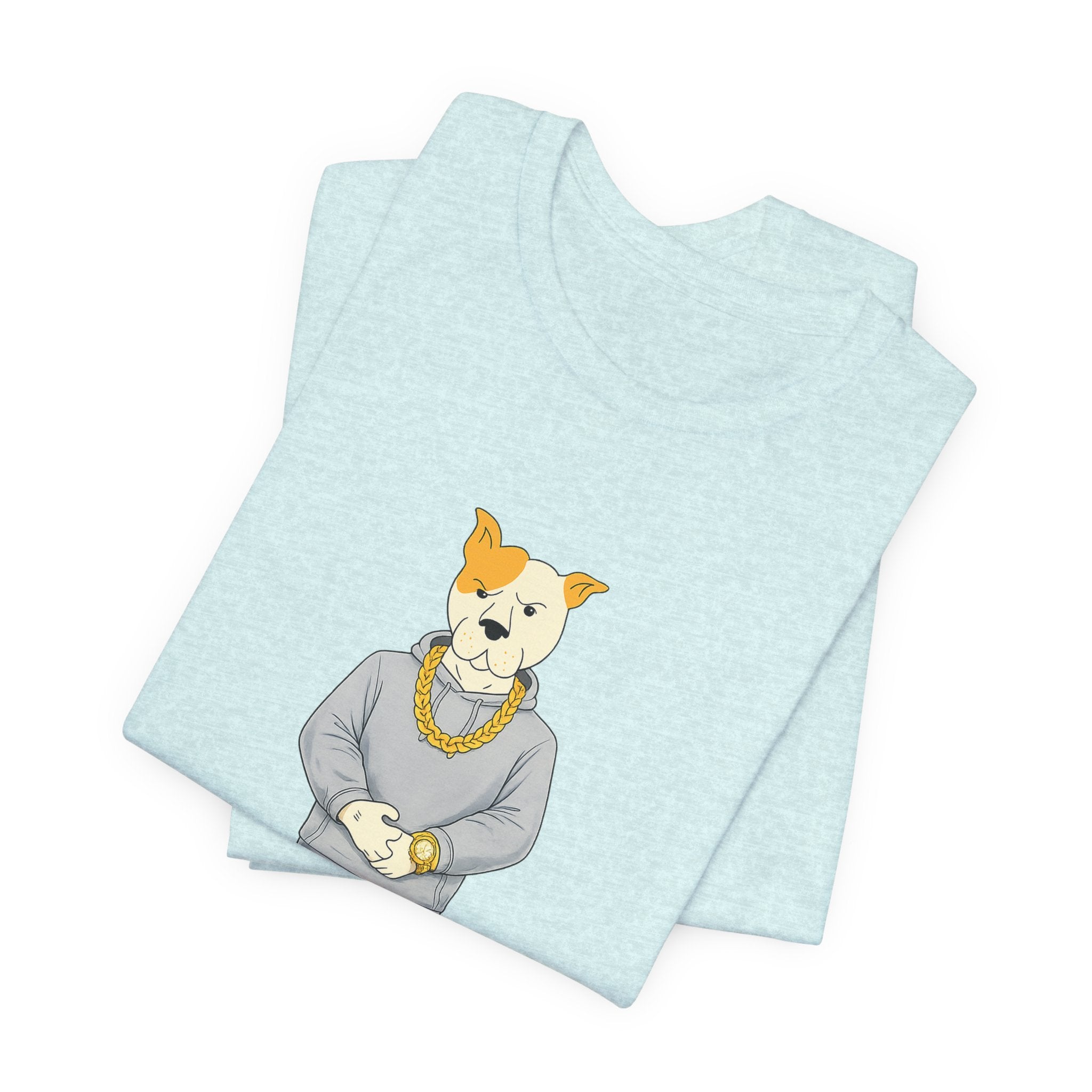 Sneakydog Inc. Grey Hoodie — Vintage Short Sleeve T-Shirt