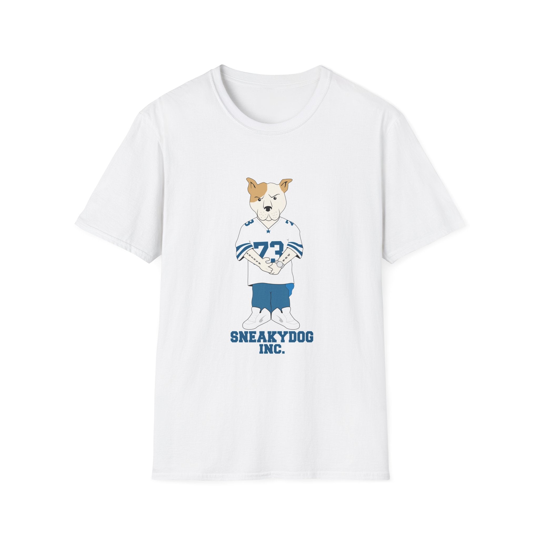 Sneakydog Inc. Football Jersey Graphic T Shirt