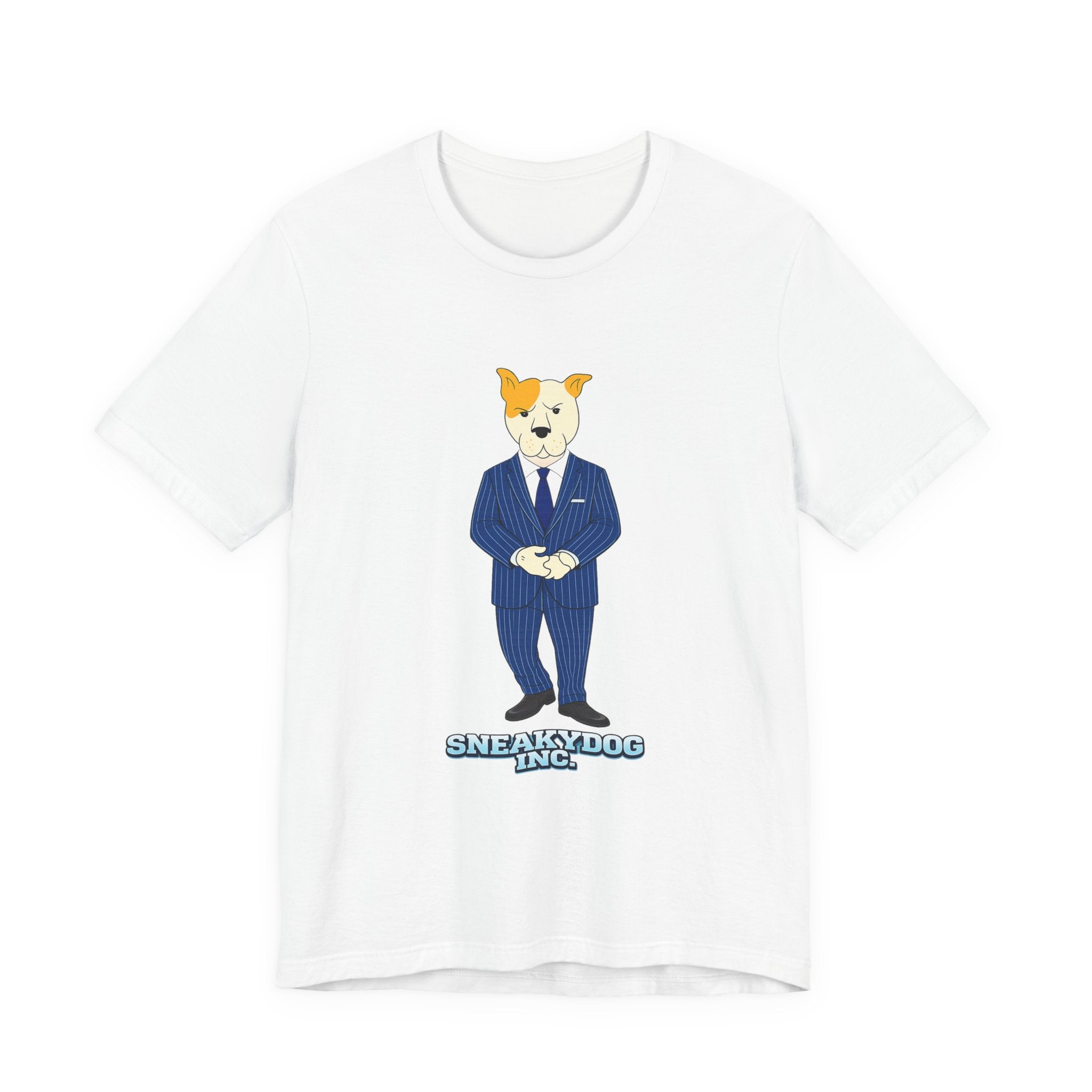 Sneakydog Inc. CEO Suit Graphic — Vintage Short Sleeve T-Shirt