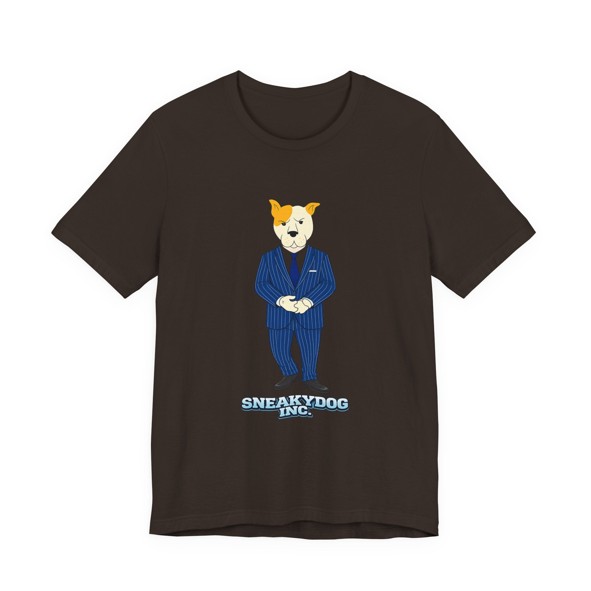 Sneakydog Inc. CEO Suit Graphic — Vintage Short Sleeve T-Shirt