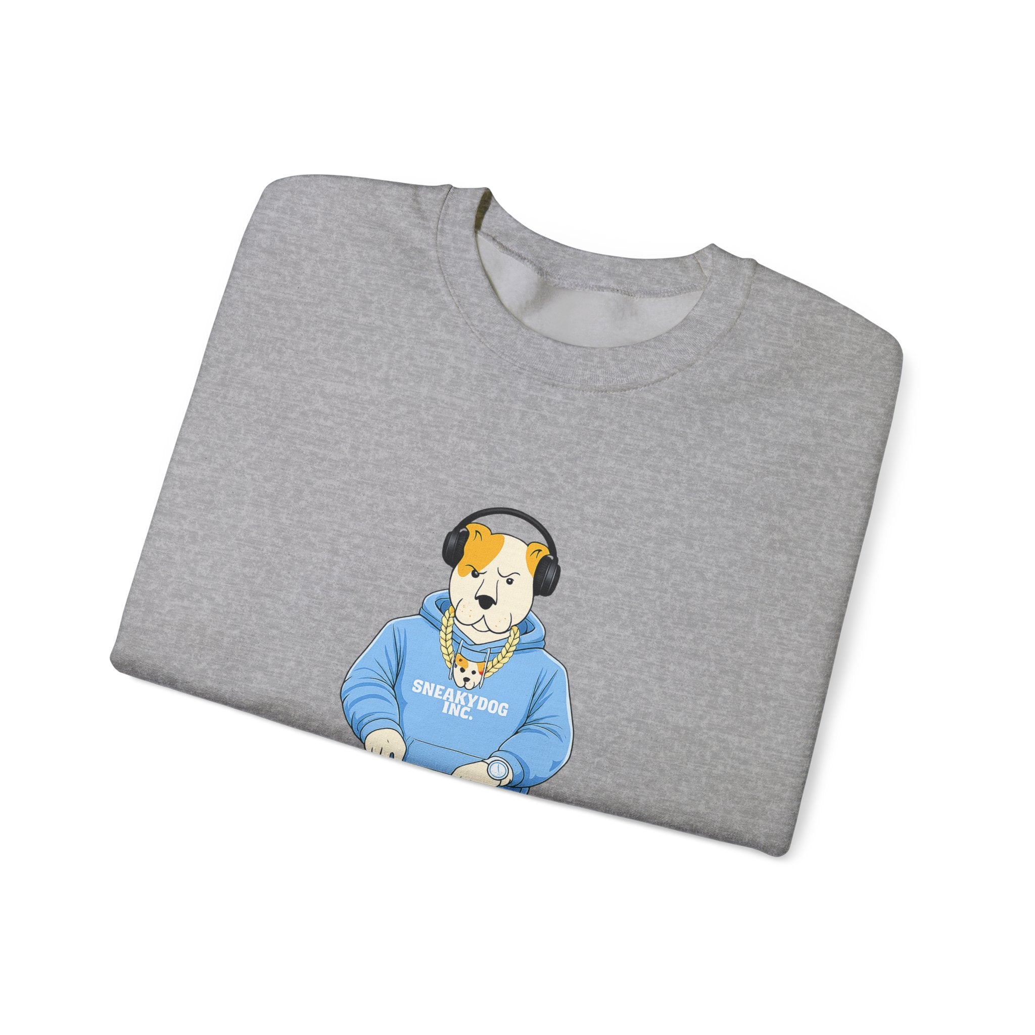 Sneakydog Inc. DJ Graphic Crewneck Sweatshirt – Vintage Graphic