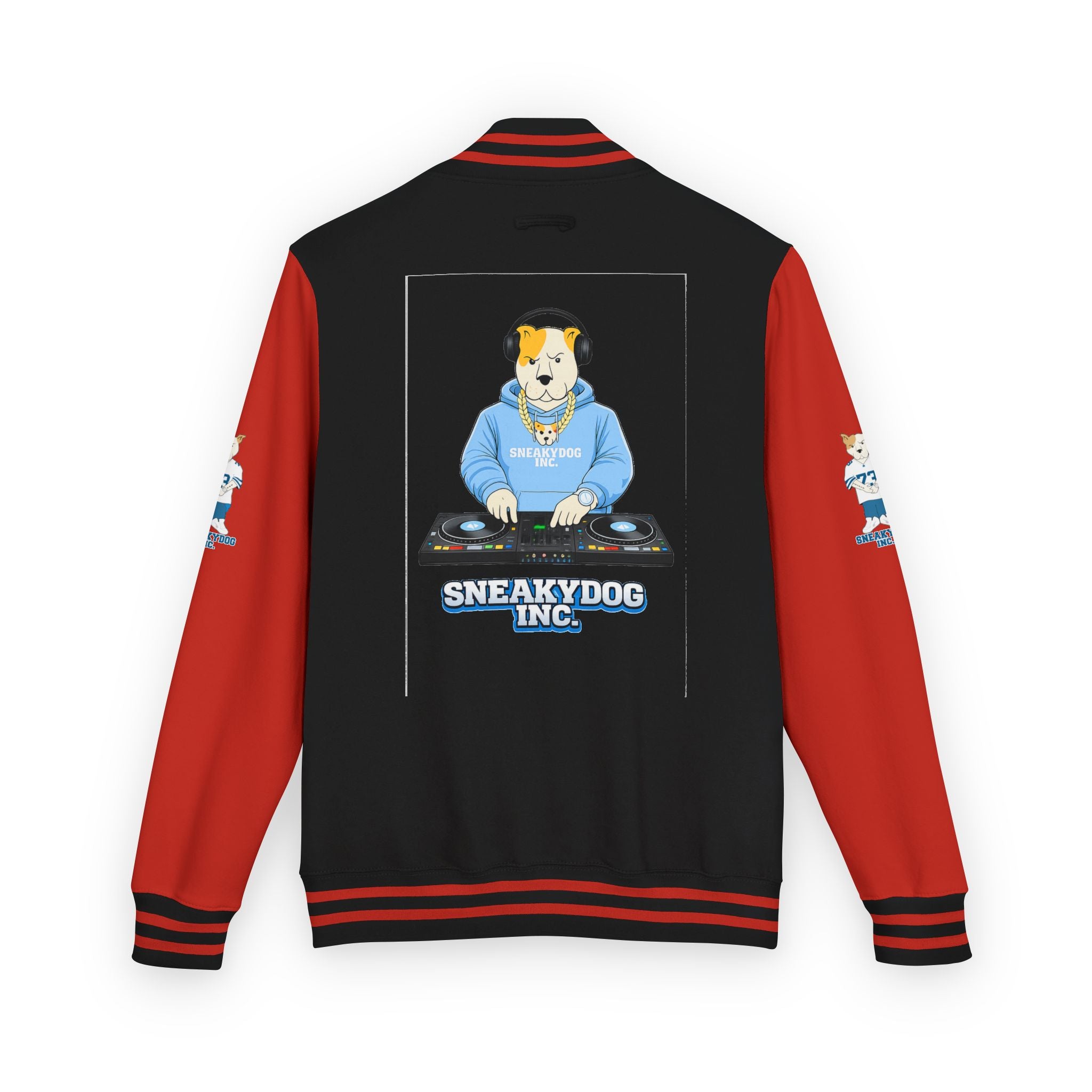 Sneakydog Inc. DJ Letterman Jacket —  Corgi Varsity Jacket