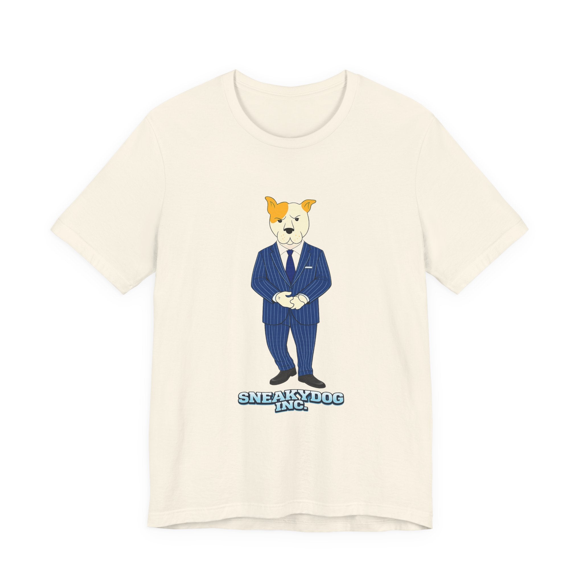 Sneakydog Inc. CEO Suit Graphic — Vintage Short Sleeve T-Shirt