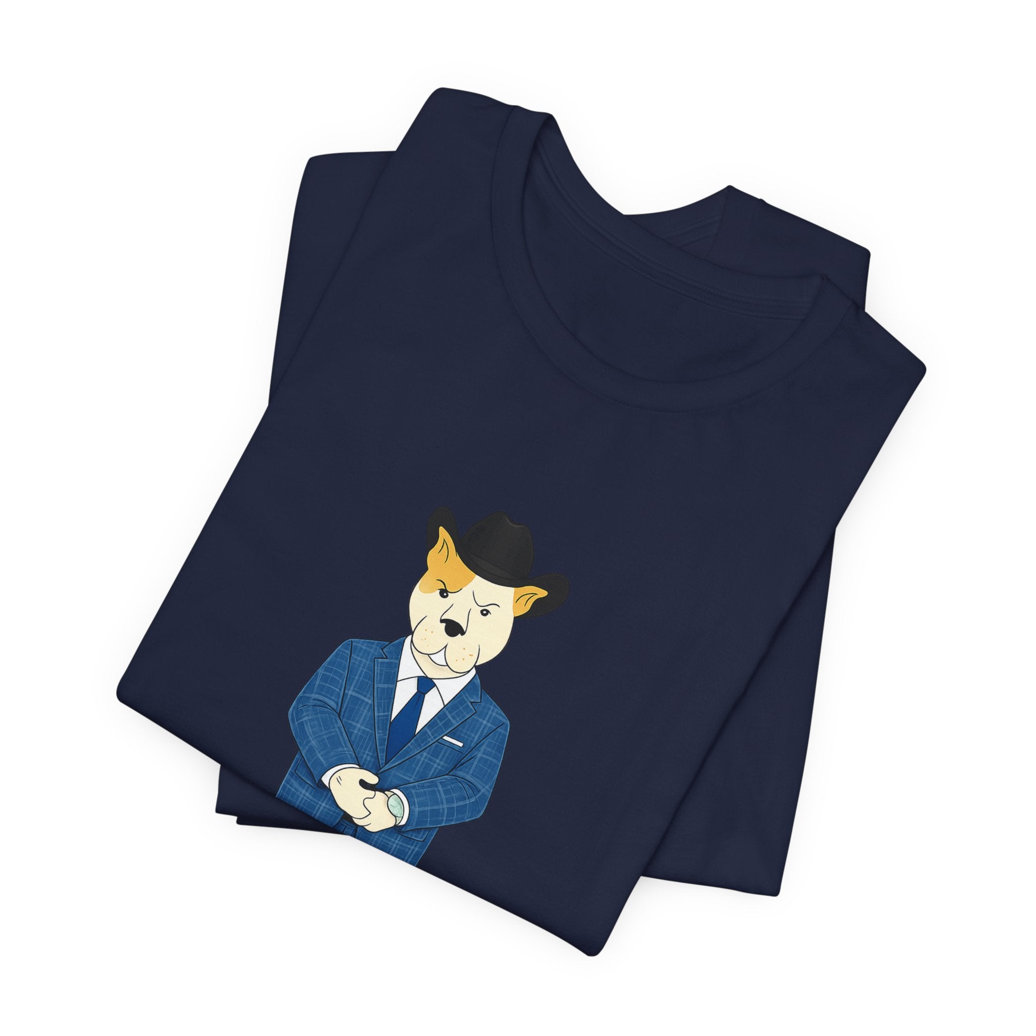 Sneakydog Inc. Cowboy Suit Graphic — Vintage Short Sleeve T-Shirt