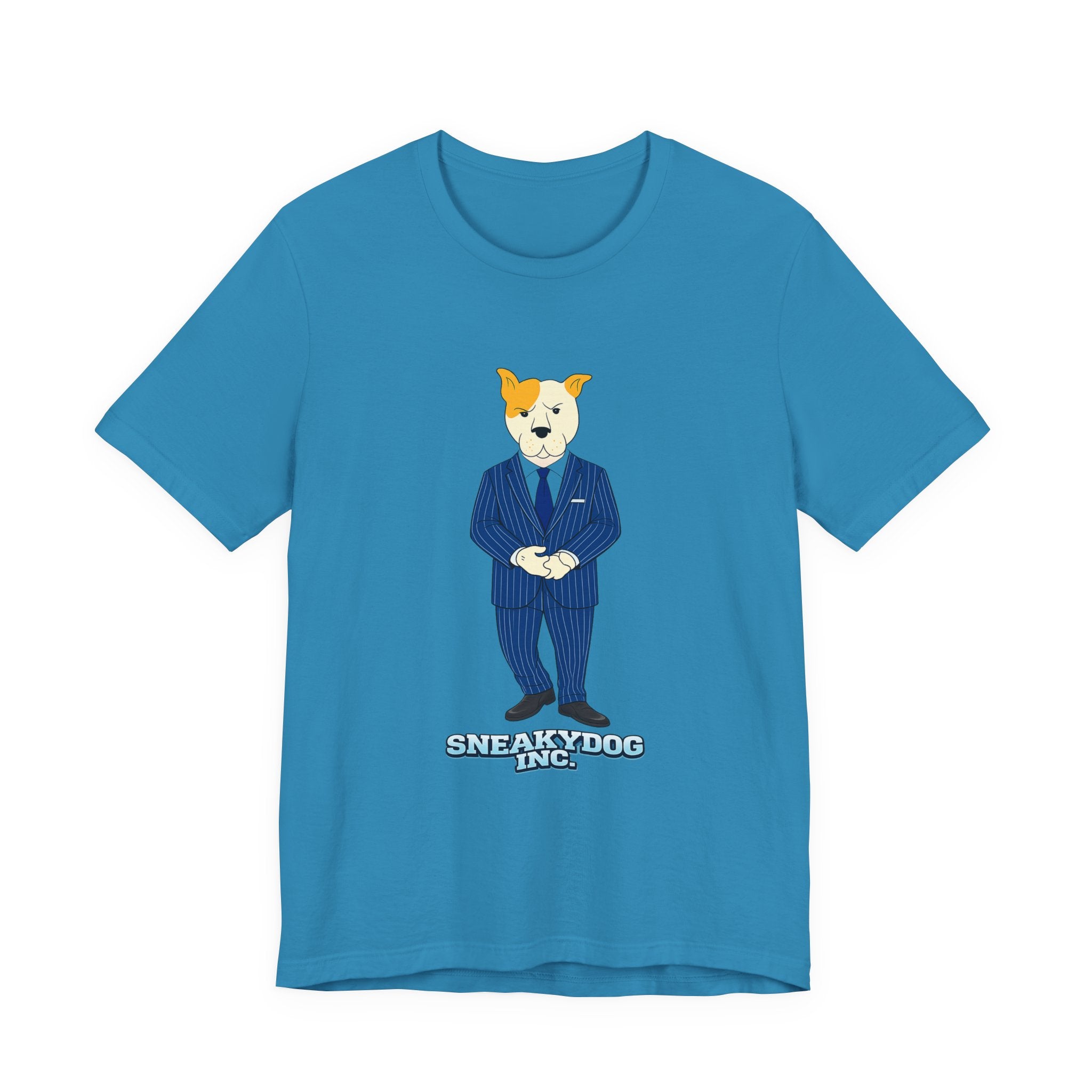Sneakydog Inc. CEO Suit Graphic — Vintage Short Sleeve T-Shirt