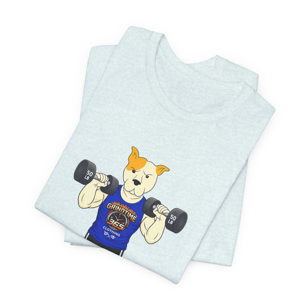 Sneakydog Inc. Workout Blue GT365 Graphic — Vintage Short Sleeve T-Shirt