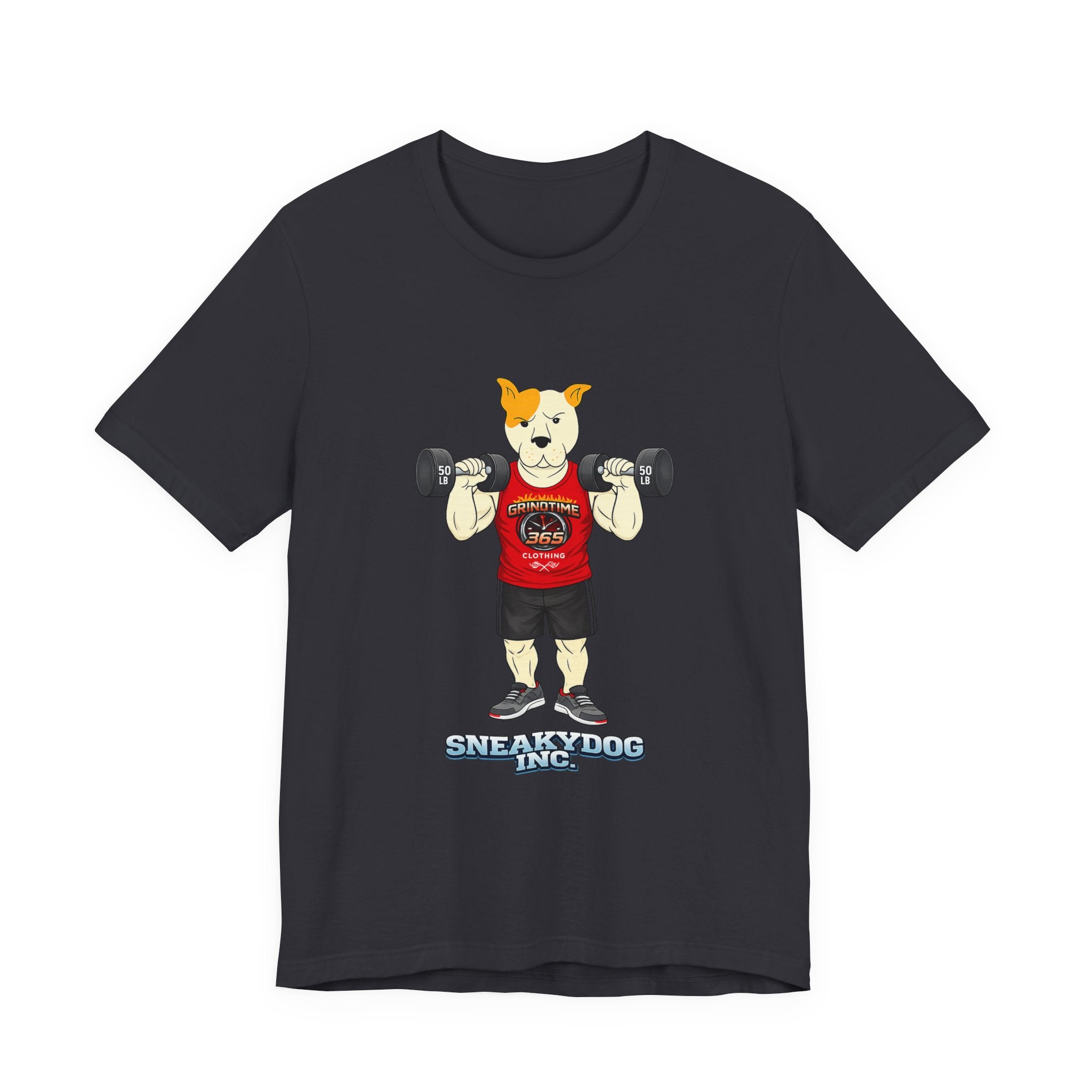 Sneakydog Inc. Workout Red GT365 Graphic — Vintage Short Sleeve T-Shirt