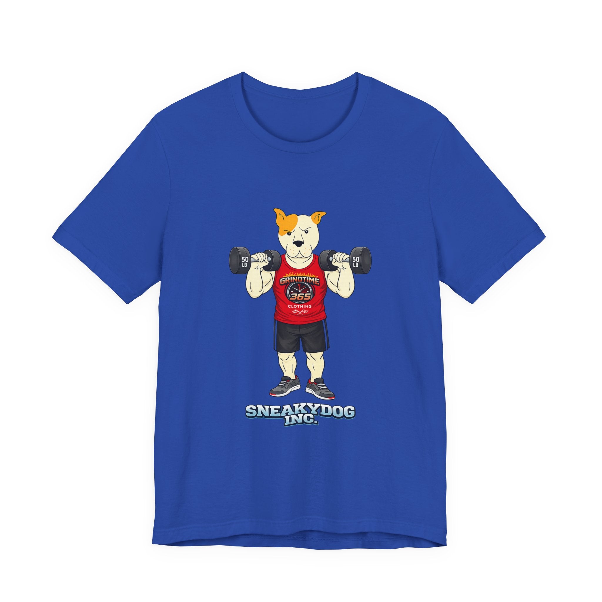 Sneakydog Inc. Workout Red GT365 Graphic — Vintage Short Sleeve T-Shirt