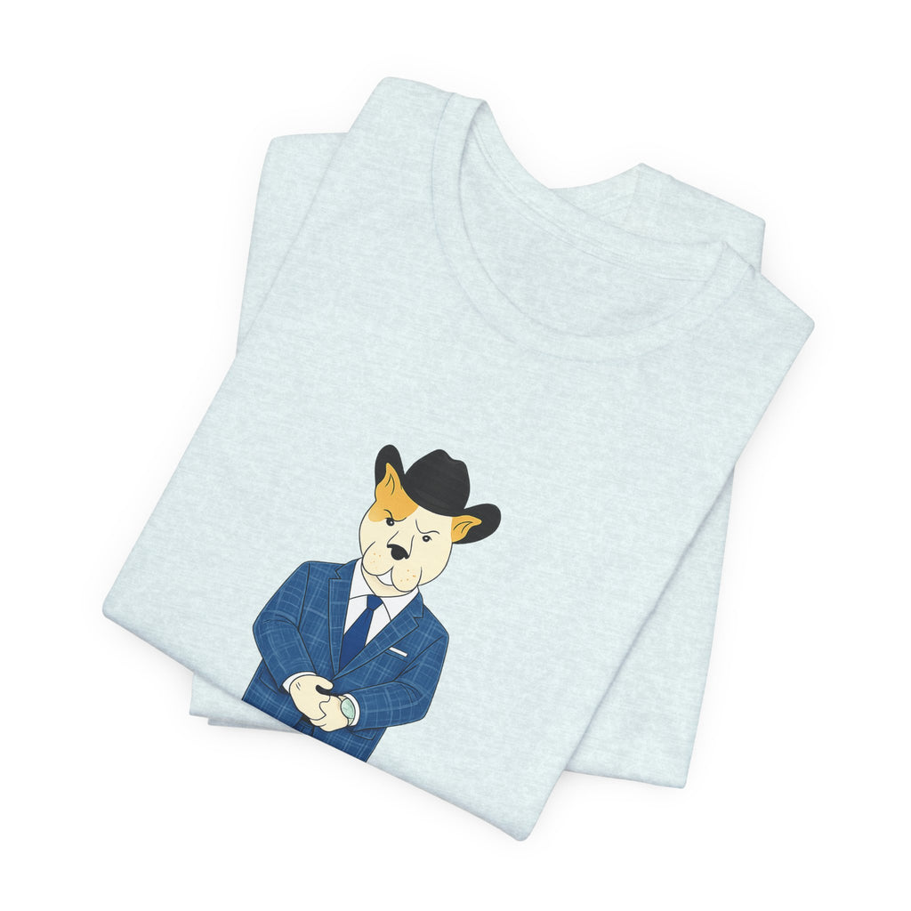 Sneakydog Inc. Cowboy Suit Graphic — Vintage Short Sleeve T-Shirt