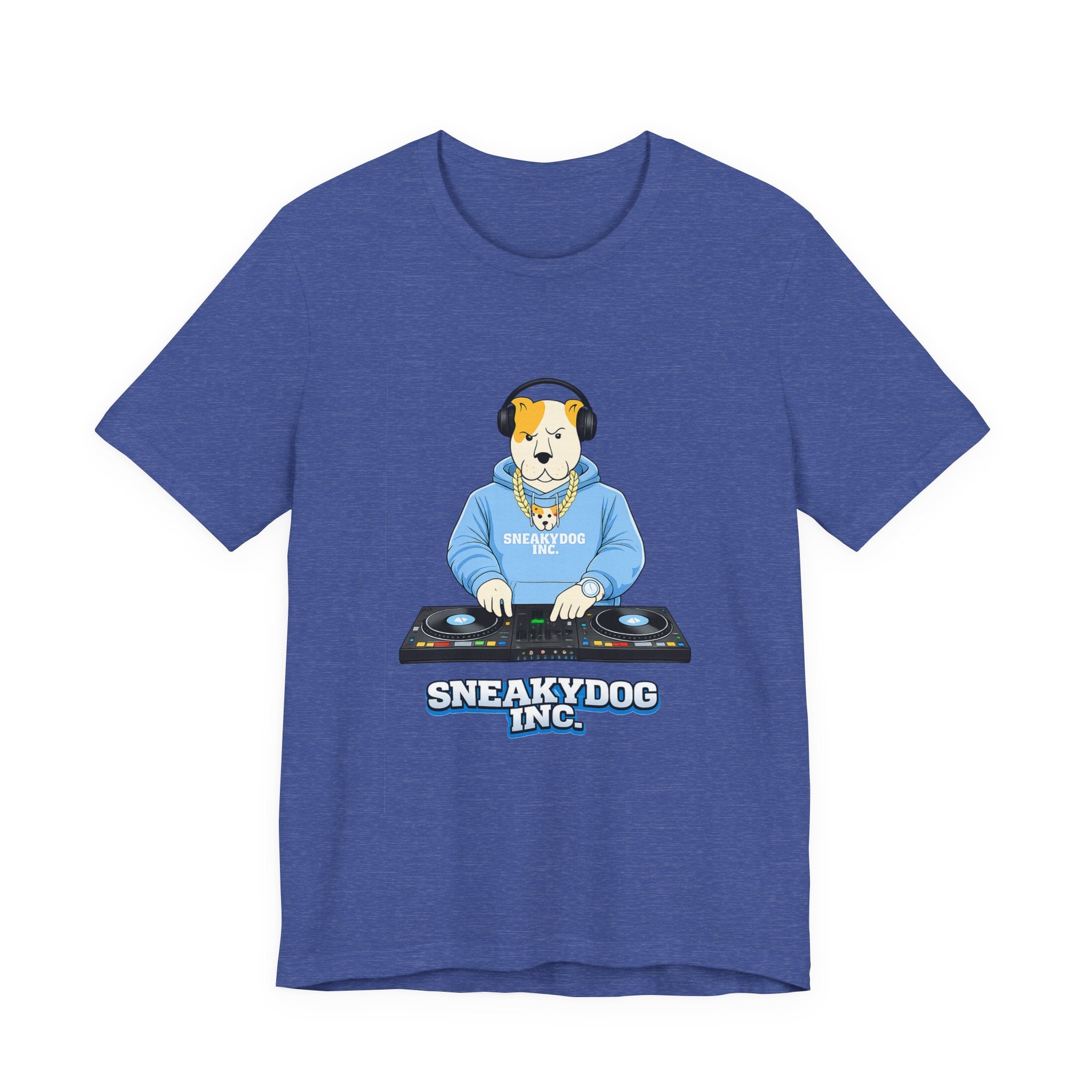 Sneakydog Inc. DJ Graphic — Vintage Short Sleeve T-Shirt